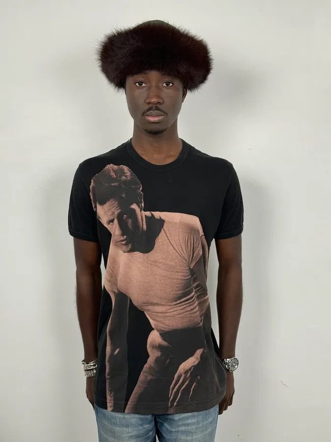 Dolce & Gabbana 2000s Dolce & Gabbana Marlon Brando Black T-Shirt Size US S / EU 44-46 / 1 - 2 Thumbnail