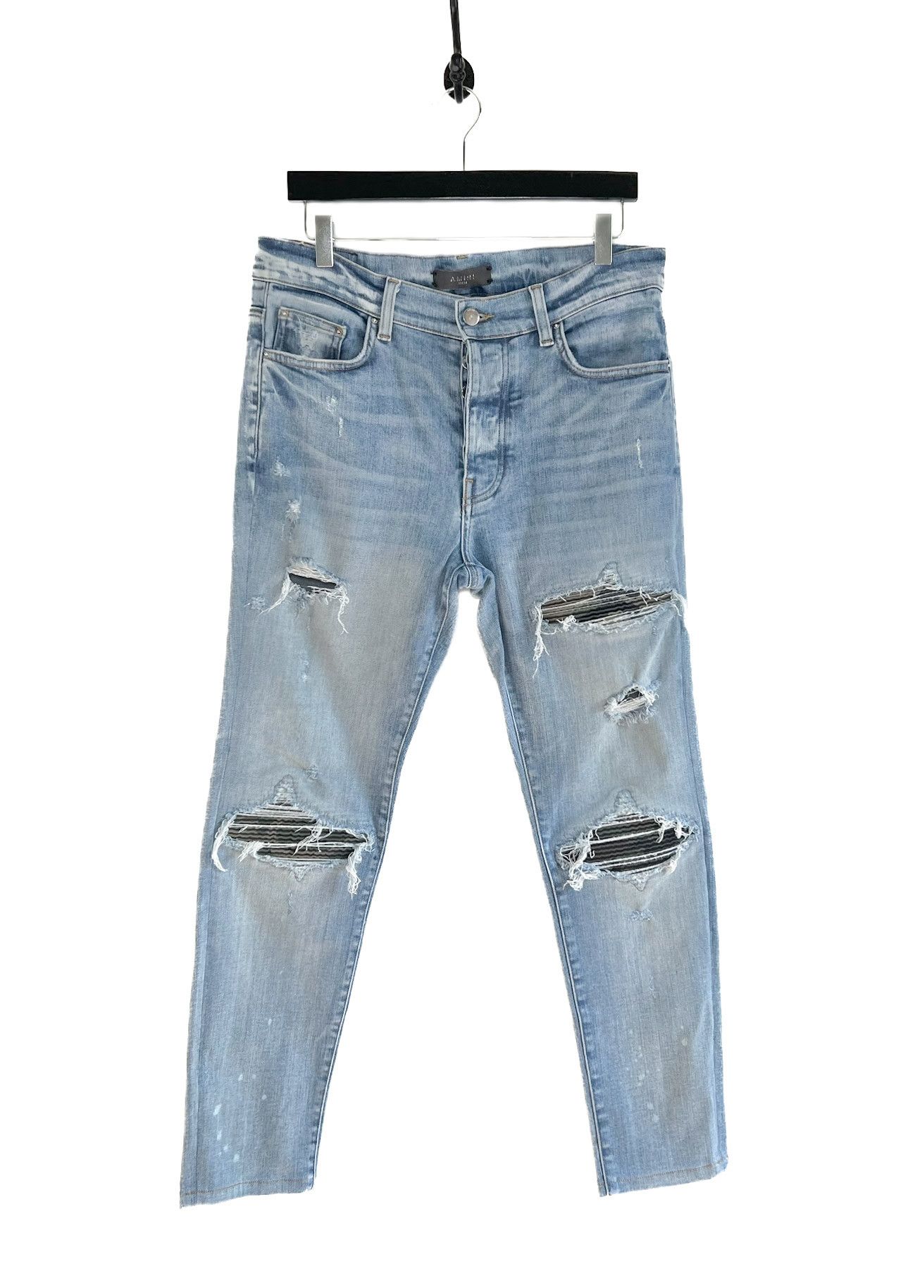 Amiri Washed Distressed T Shirt Printed Trendy Pure Cotton