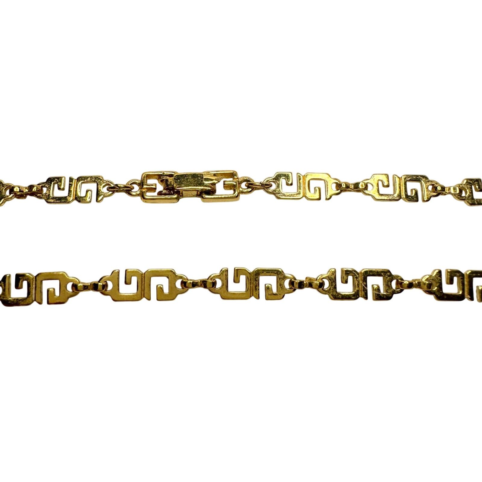 Givenchy Givenchy Gold-Plate GG Necklace - 15" - Vintage Size ONE SIZE - 2 Thumbnail