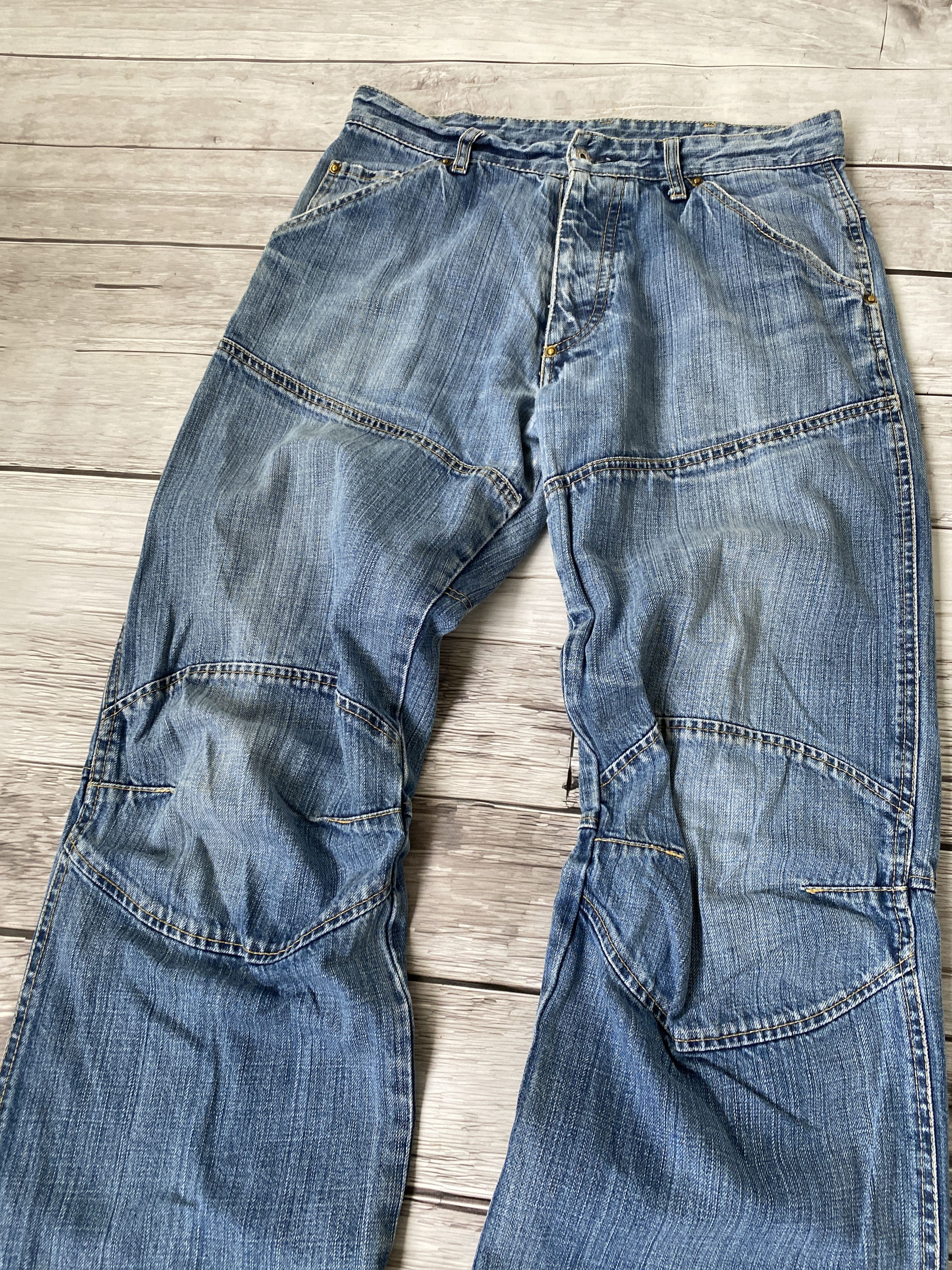 Japanese Brand Vintage G-Star Balenciaga Style Bondage Cargo Pants Size US 32 / EU 48 - 2 Thumbnail