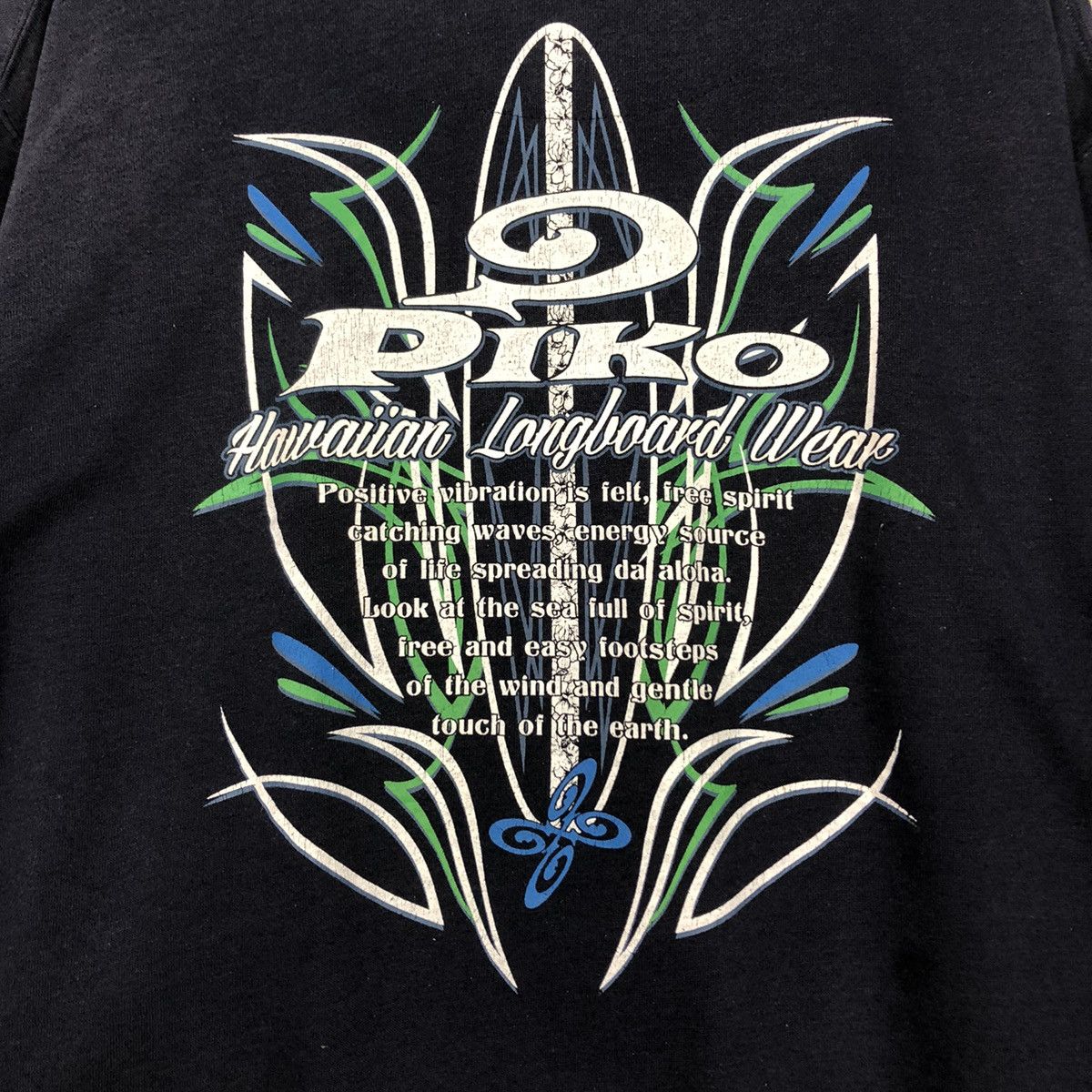 Japanese Brand 90s Piko Hawaiian Surf Crewneck — Coastal Graphic, Oversized Size US L / EU 52-54 / 3 - 13 Thumbnail