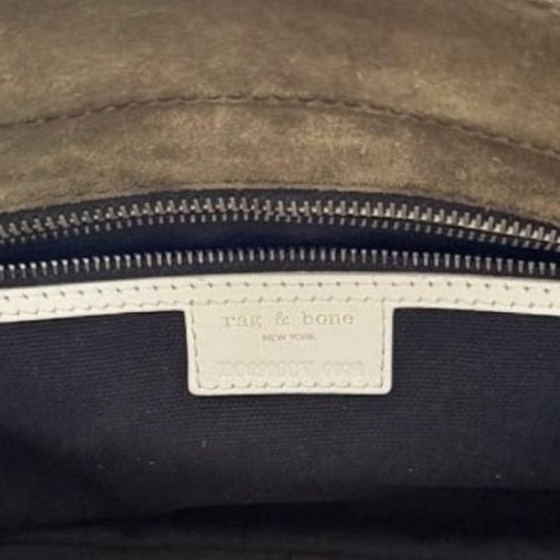 Rag & Bone Rag & Bone Olive Green/Black Suede Leather Bag Purse Size ONE SIZE - 8 Thumbnail