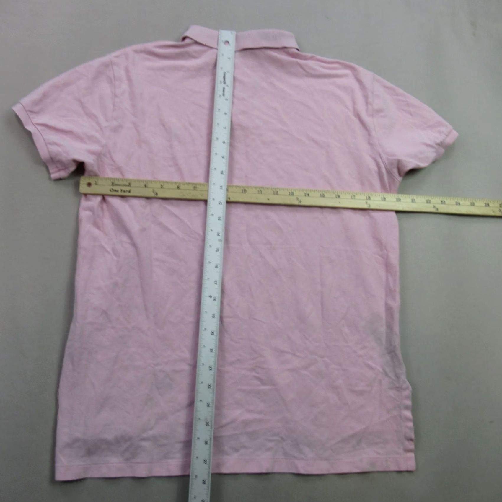 Polo Ralph Lauren Polo Ralph Lauren Shirt Mens Large Pink Short Sleeve Custom Fit Lightweight Size US L / EU 52-54 / 3 - 5 Thumbnail