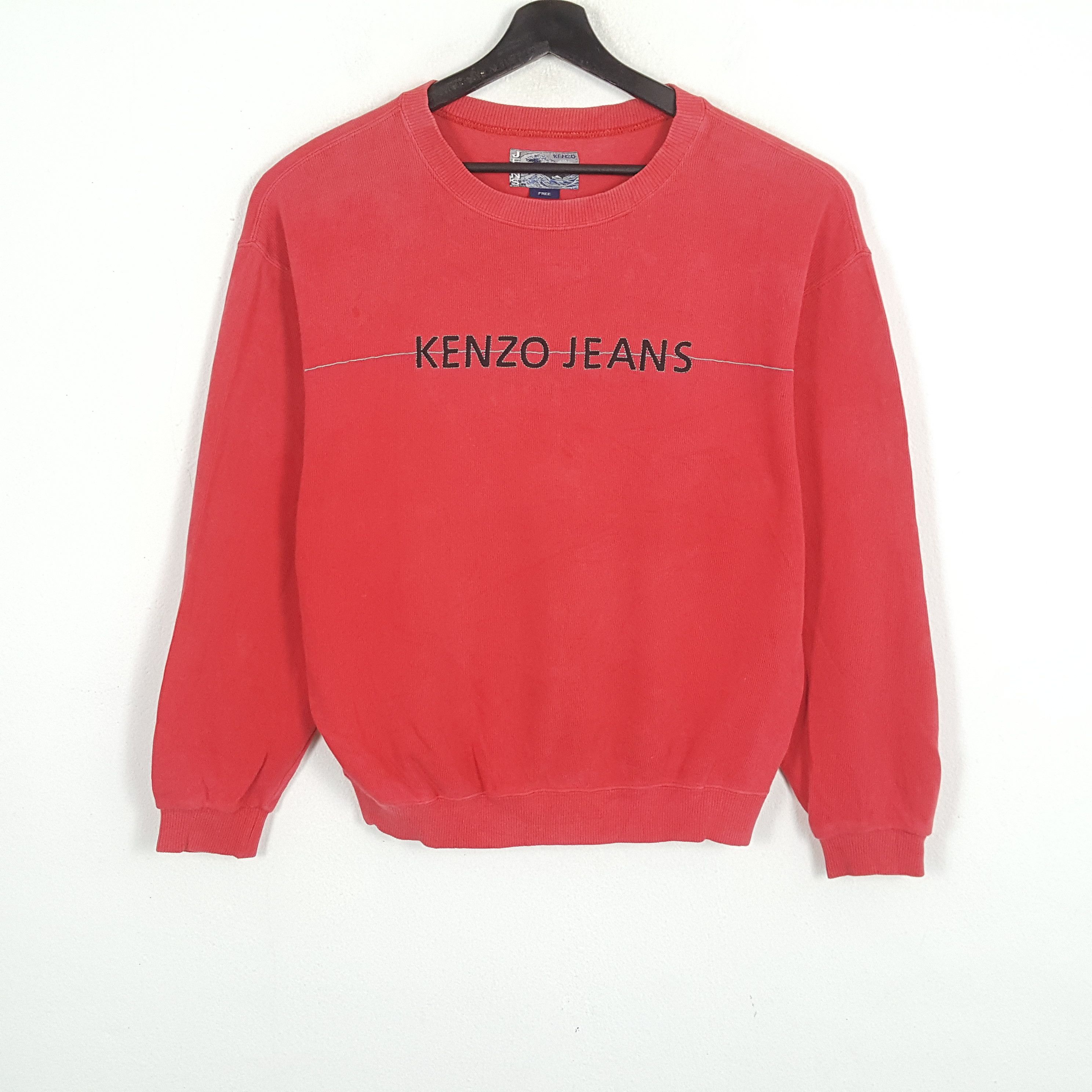 Japanese Brand × Kenzo × Vintage KENZO JEANS Japanese Brand Sweatshirt Size US XL / EU 56 / 4 - 3 Thumbnail