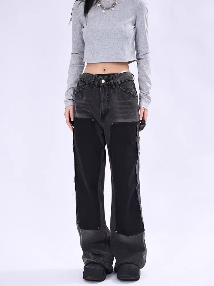 Japanese Brand × Jean High Street Vintage Black Washed Loose Jeans Size US 34 / EU 50 - 4 Thumbnail