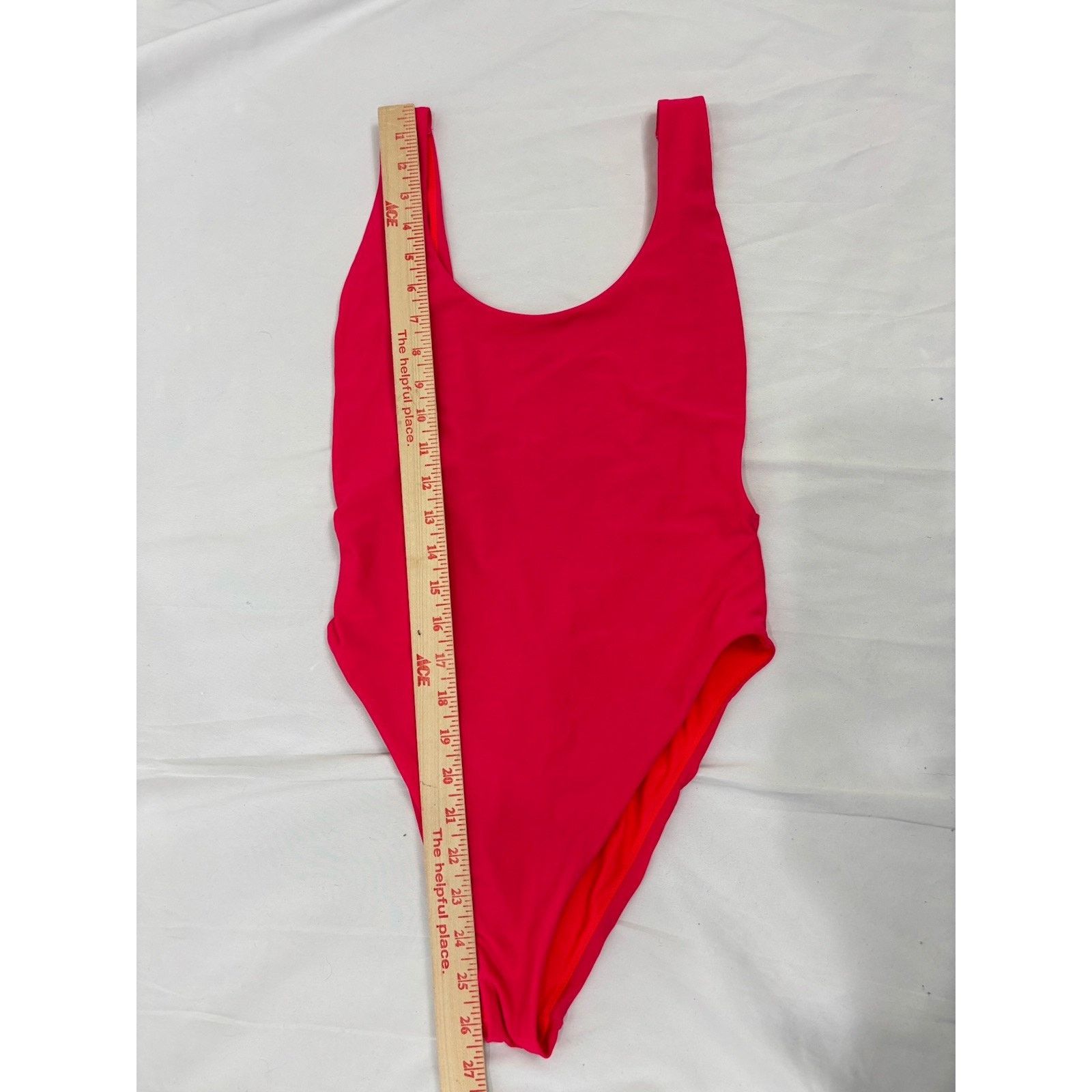 American Eagle Outfitters Aerie Super Scoop Cheekiest One Piece Swimsuit Pink Size M Size M / US 6-8 / IT 42-44 - 7 Thumbnail