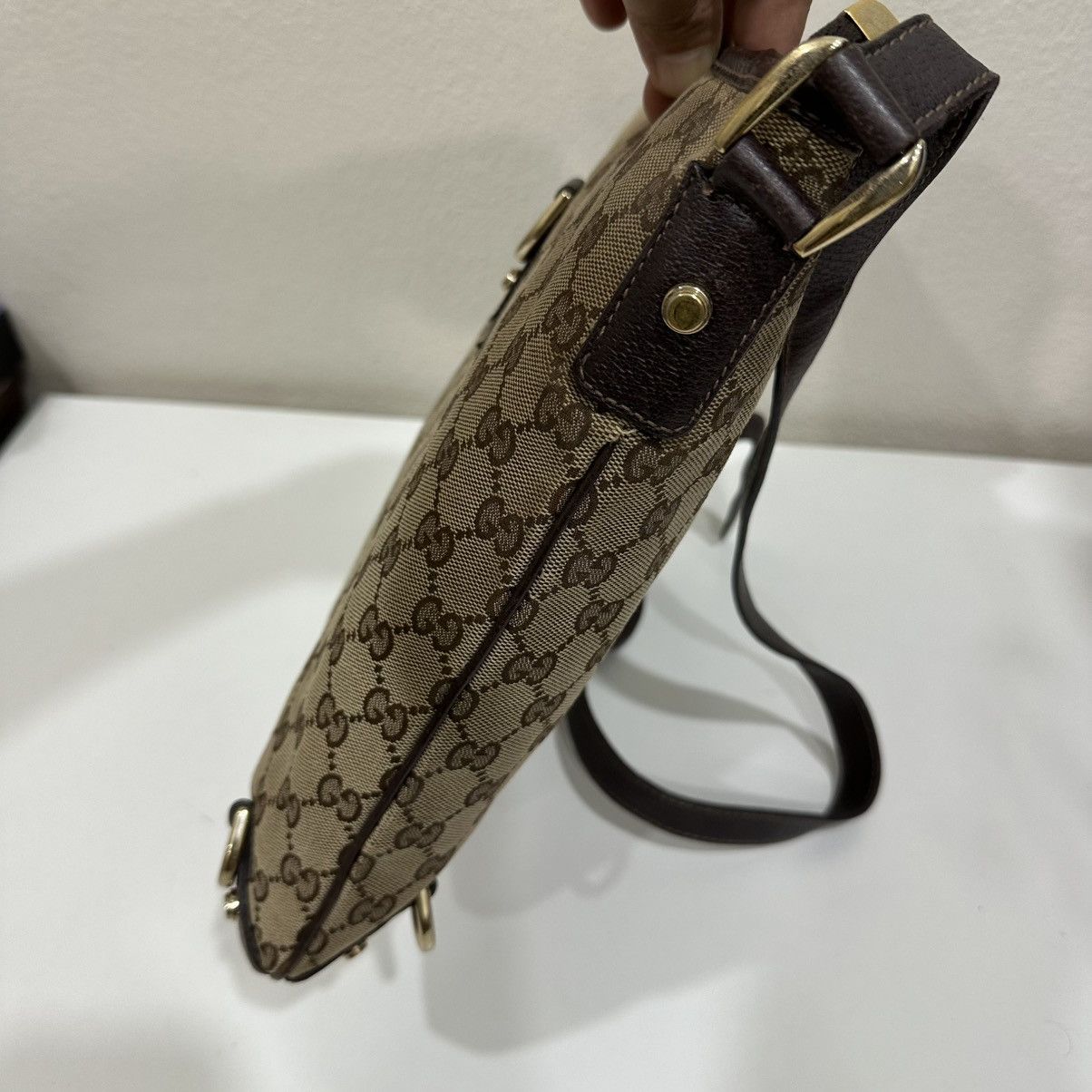 Gucci ‼️LASTDROP‼️GUCCI ABBEY CROSSBODY BAG D RING MONOGRAM CANVAS 7 Size ONE SIZE - 5 Thumbnail