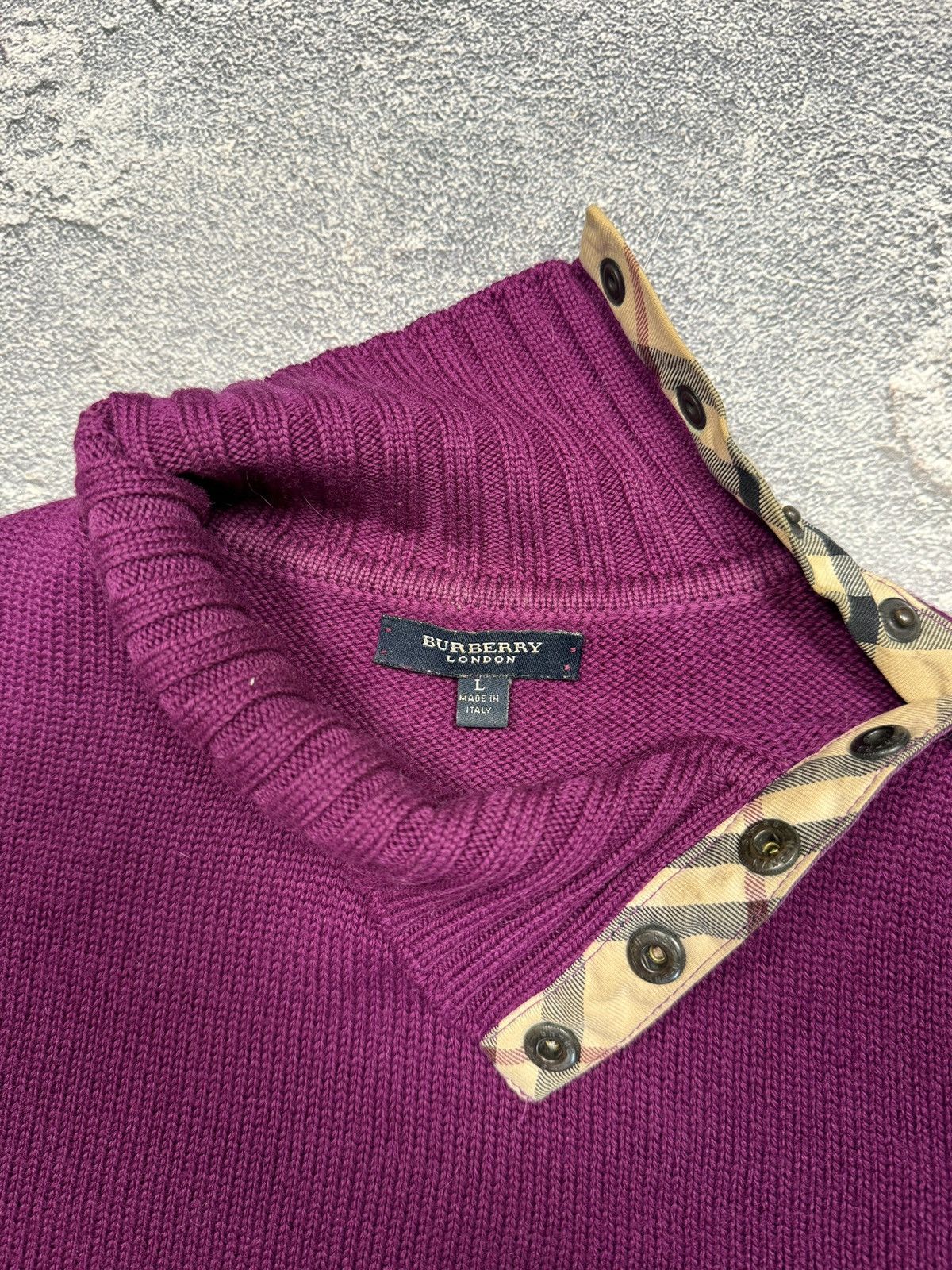 Burberry Burberry Wool Cashmere Knit Sweater cardigan Size L / US 10 / IT 46 - 9 Thumbnail