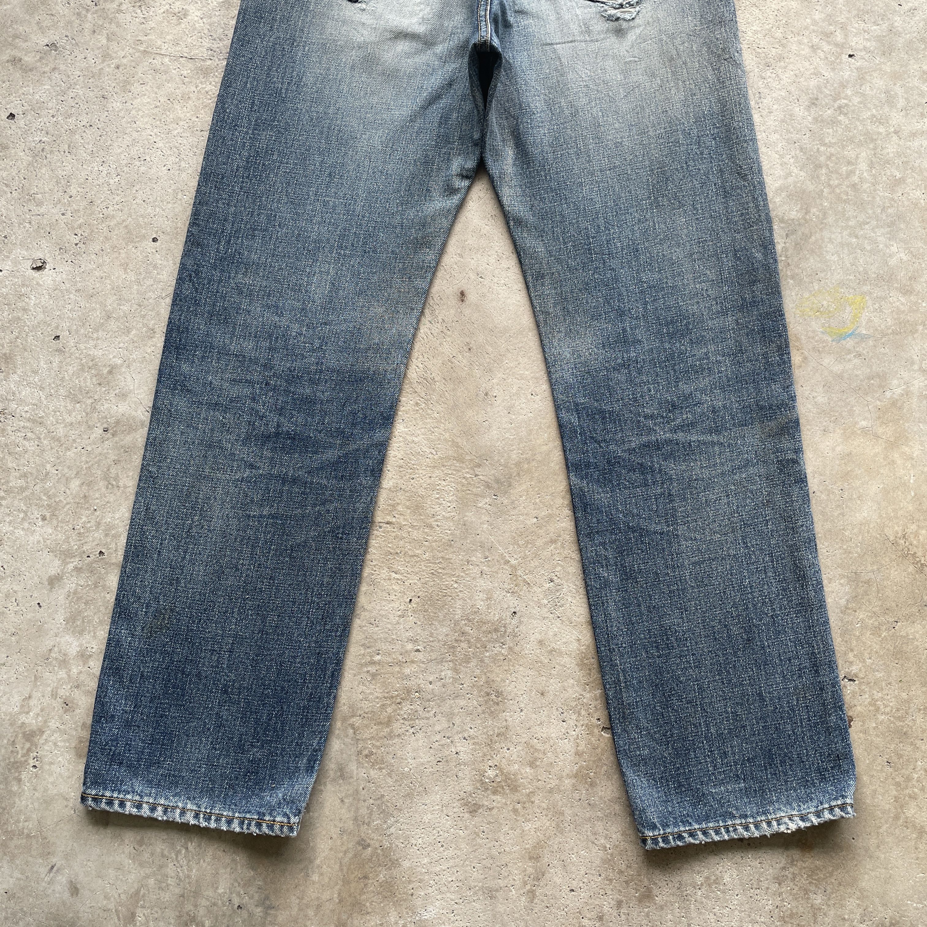 Japanese Brand Vintage Japanese MudWash Denim Faded Jeans Pants W30x30 Size US 30 / EU 46 - 9 Thumbnail