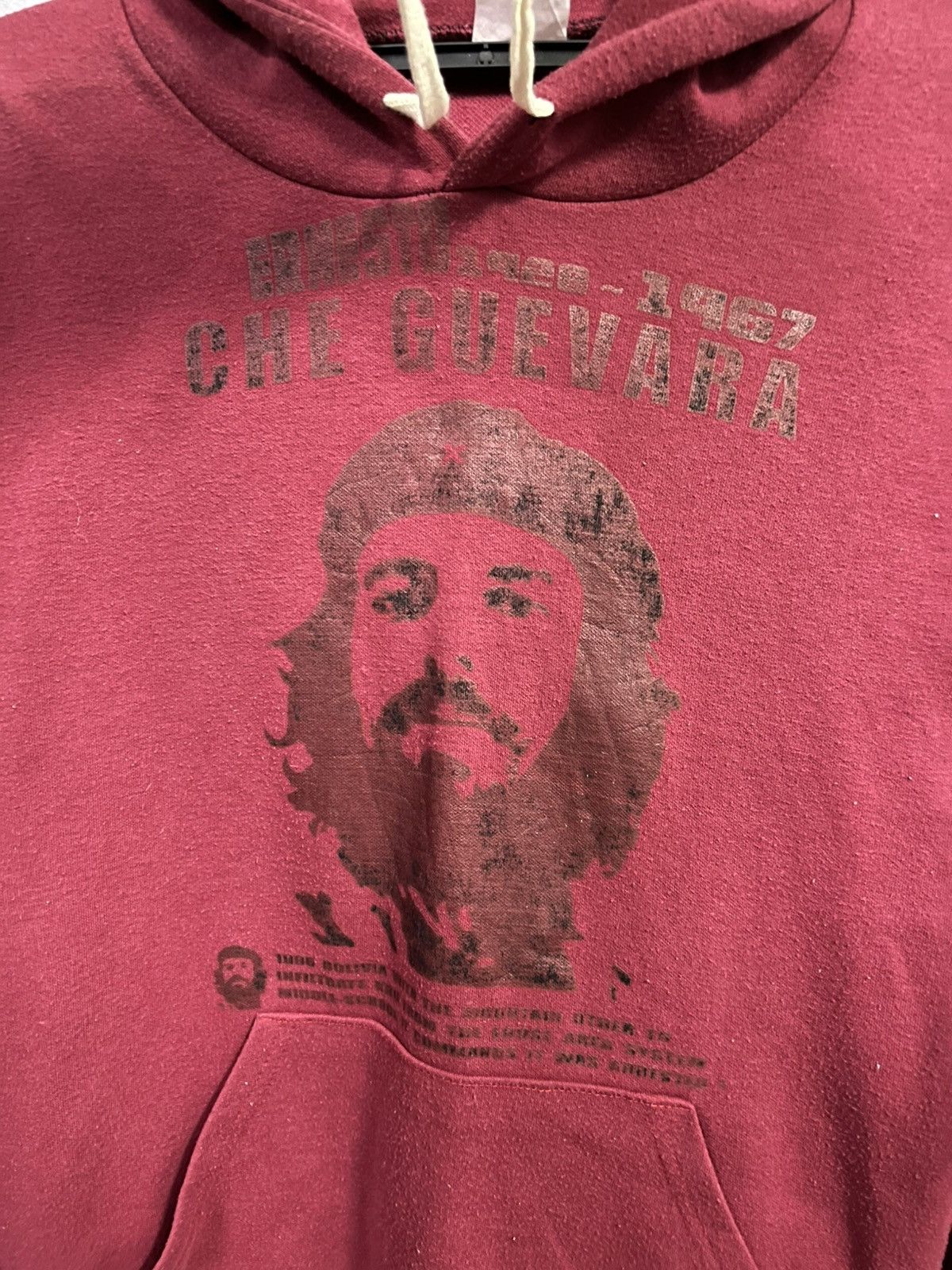 Vintage Vintage Che Guevara Red Hoodie Size US L / EU 52-54 / 3 - 2 Thumbnail