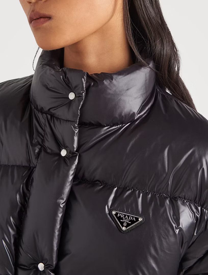 Prada Prada Re-Nylon Cropped Convertible Down Jacket Size 42 Size M / US 6-8 / IT 42-44 - 5 Thumbnail