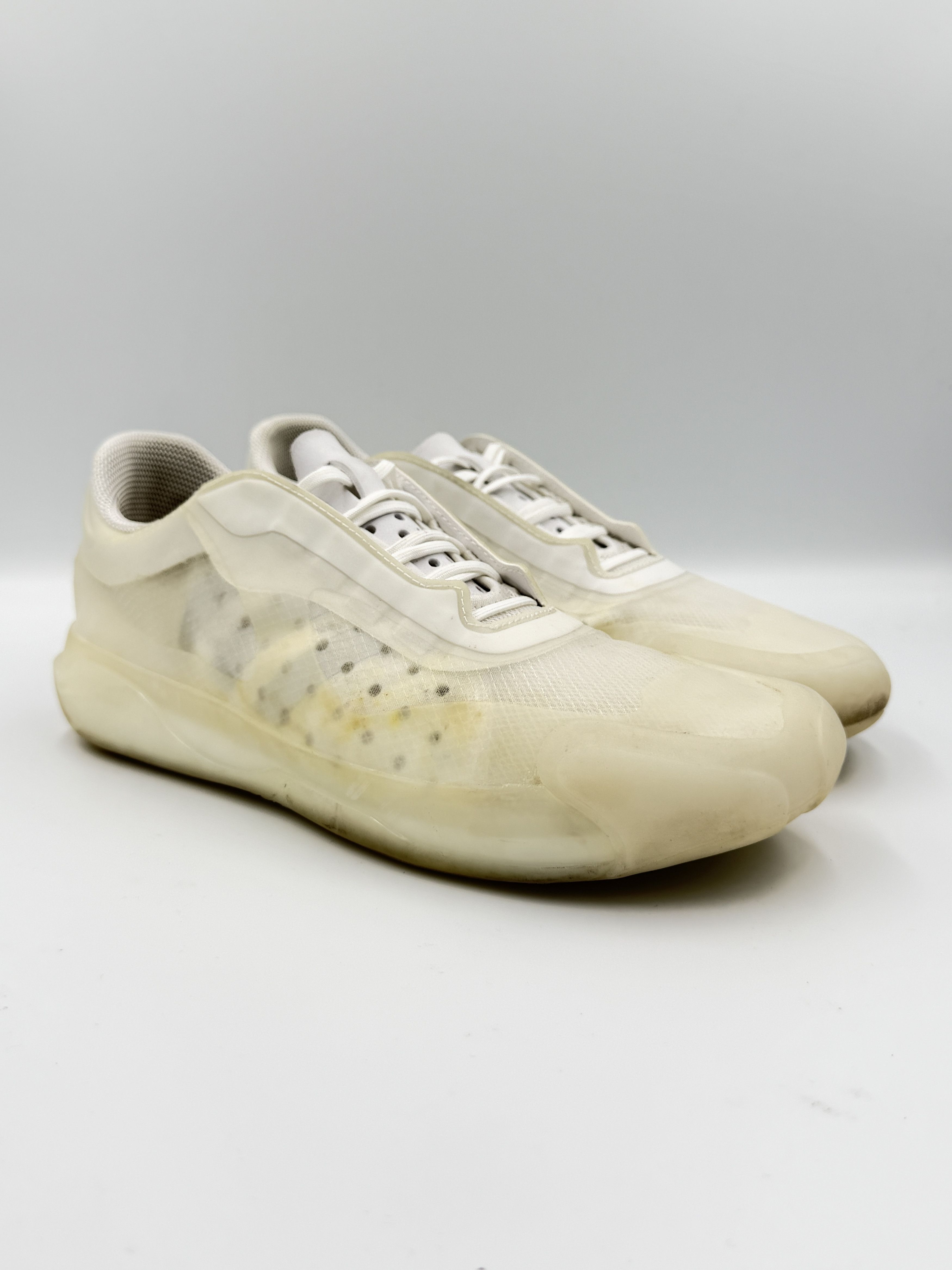 adidas gazelle silver green womens Adidas Prada X A+P Luna Rossa 21 'Cloud White' Sneakers – Genuine Design
