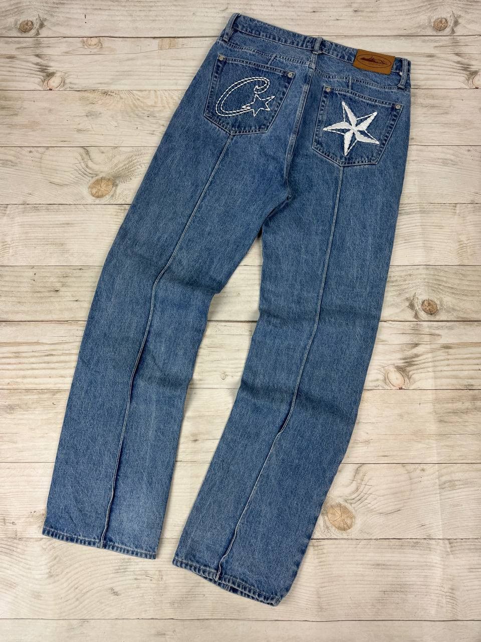 パンツ CORTEIZ ALCATRAZ BAGGYJEANS[WASHED BLUE] Corteiz - Alcatraz Baggy Jeans Washed Blue | eBay