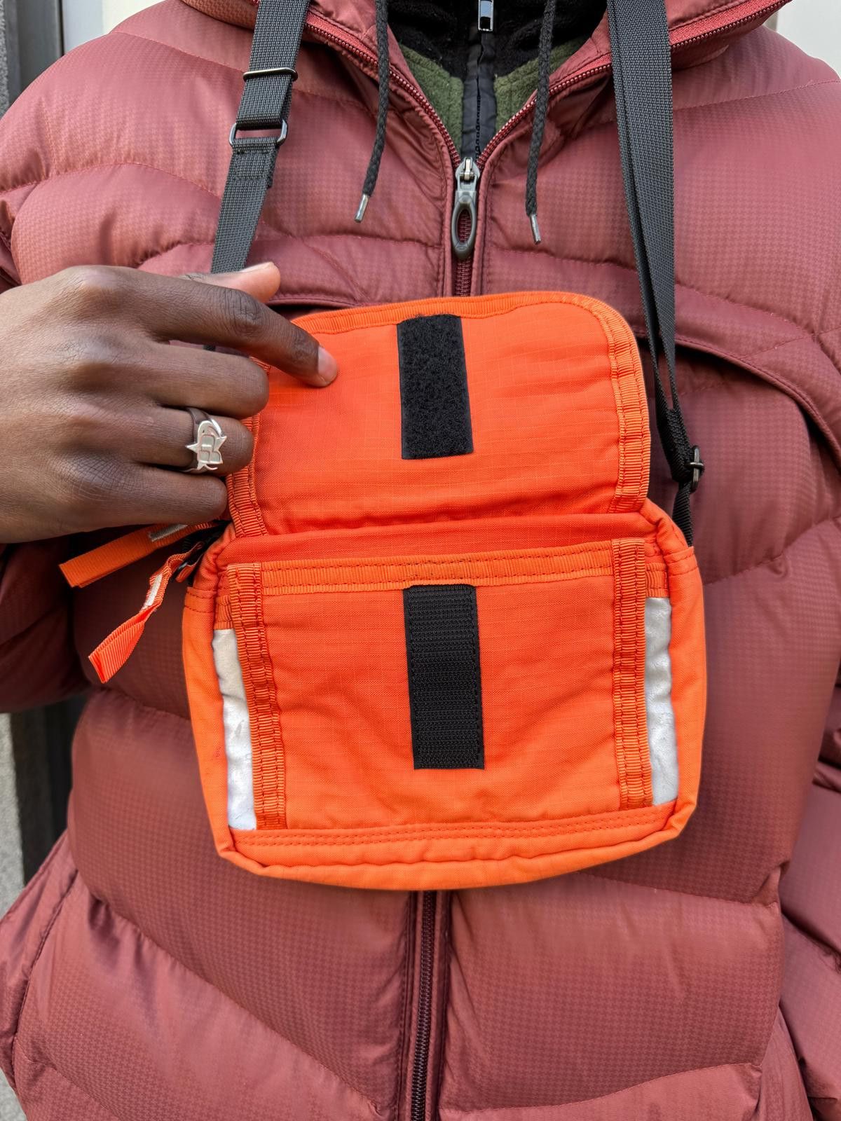 Porter Porter Bright Orange 3M Mini Side Bag Size ONE SIZE - 8 Thumbnail