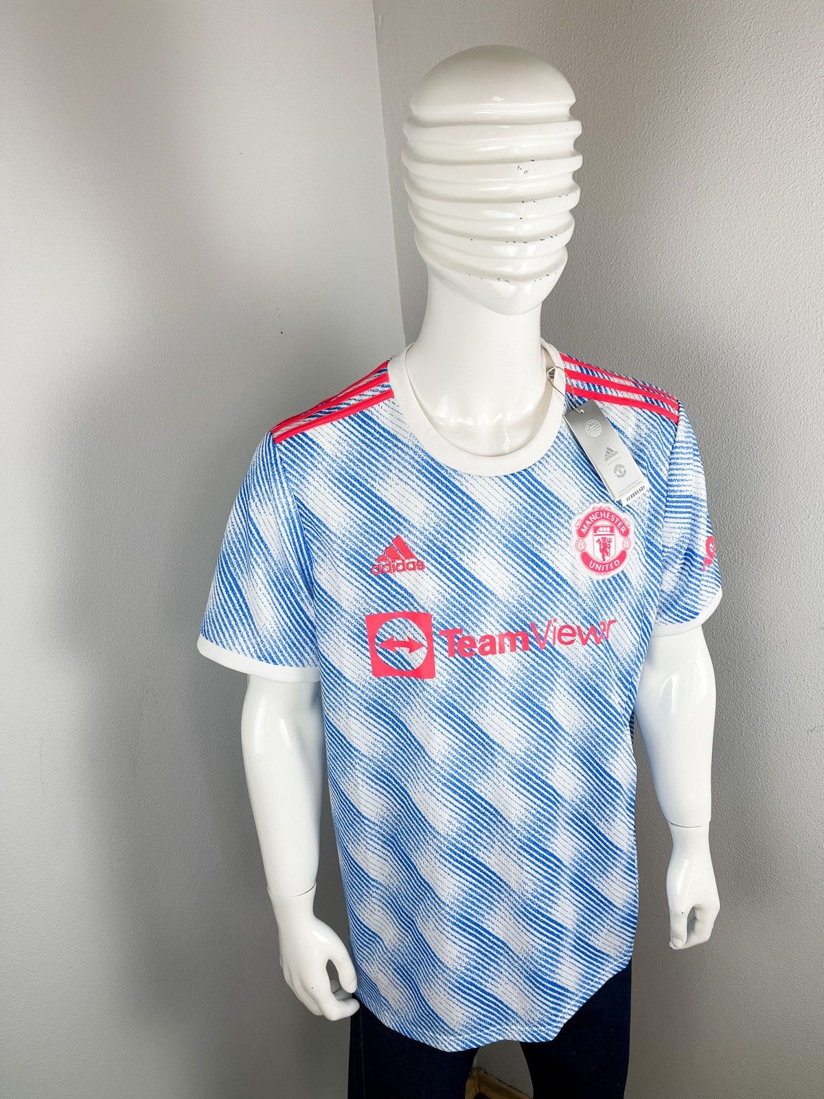 Adidas Manchester United 2021-22 Away Small Mans Football Soccer Size US XL / EU 56 / 4 - 2 Thumbnail