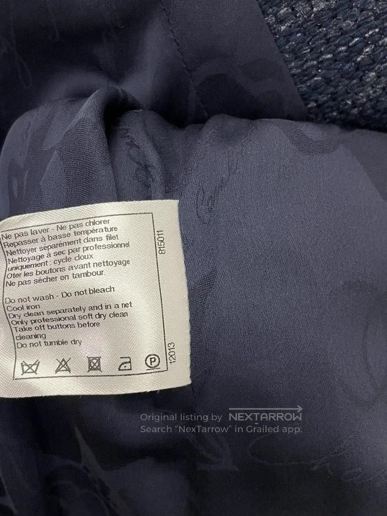 Chanel Chanel Blue Double-Breasted Jacket. Size US S / EU 44-46 / 1 - 5 Thumbnail