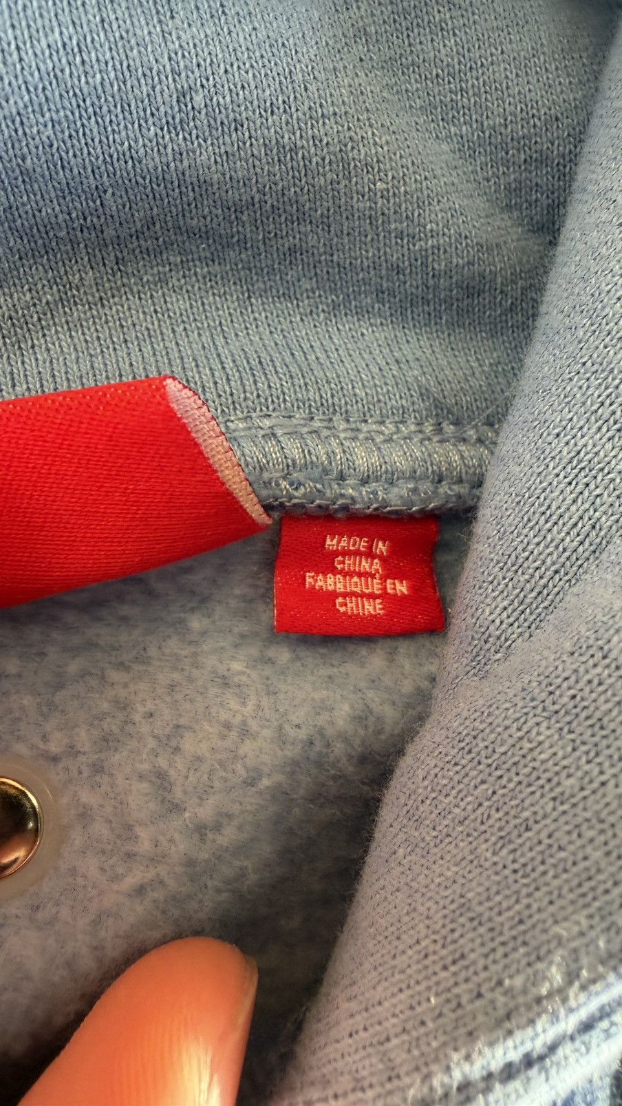 Supreme Supreme bb Simon zip-up hooded sweatshirt (BLUE) size S Size US S / EU 44-46 / 1 - 4 Thumbnail