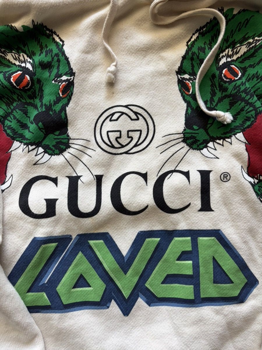 Gucci Gucci Loved Green Dragon Hoodie Size US XXL / EU 58 / 5 - 3 Thumbnail