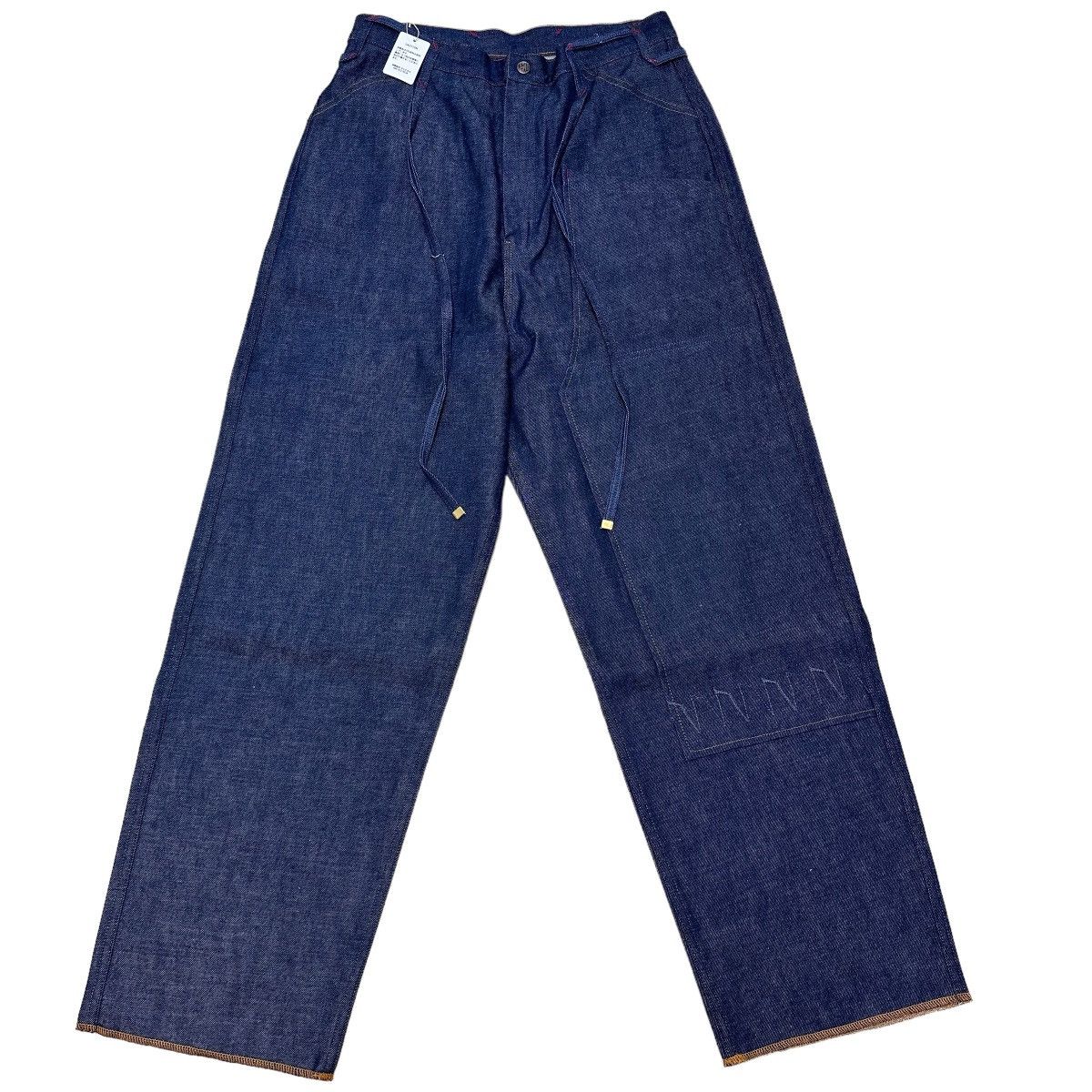 image of Kapital Canadian Farm Hase-Pan Indigo in Blue, Men's (Size 32)