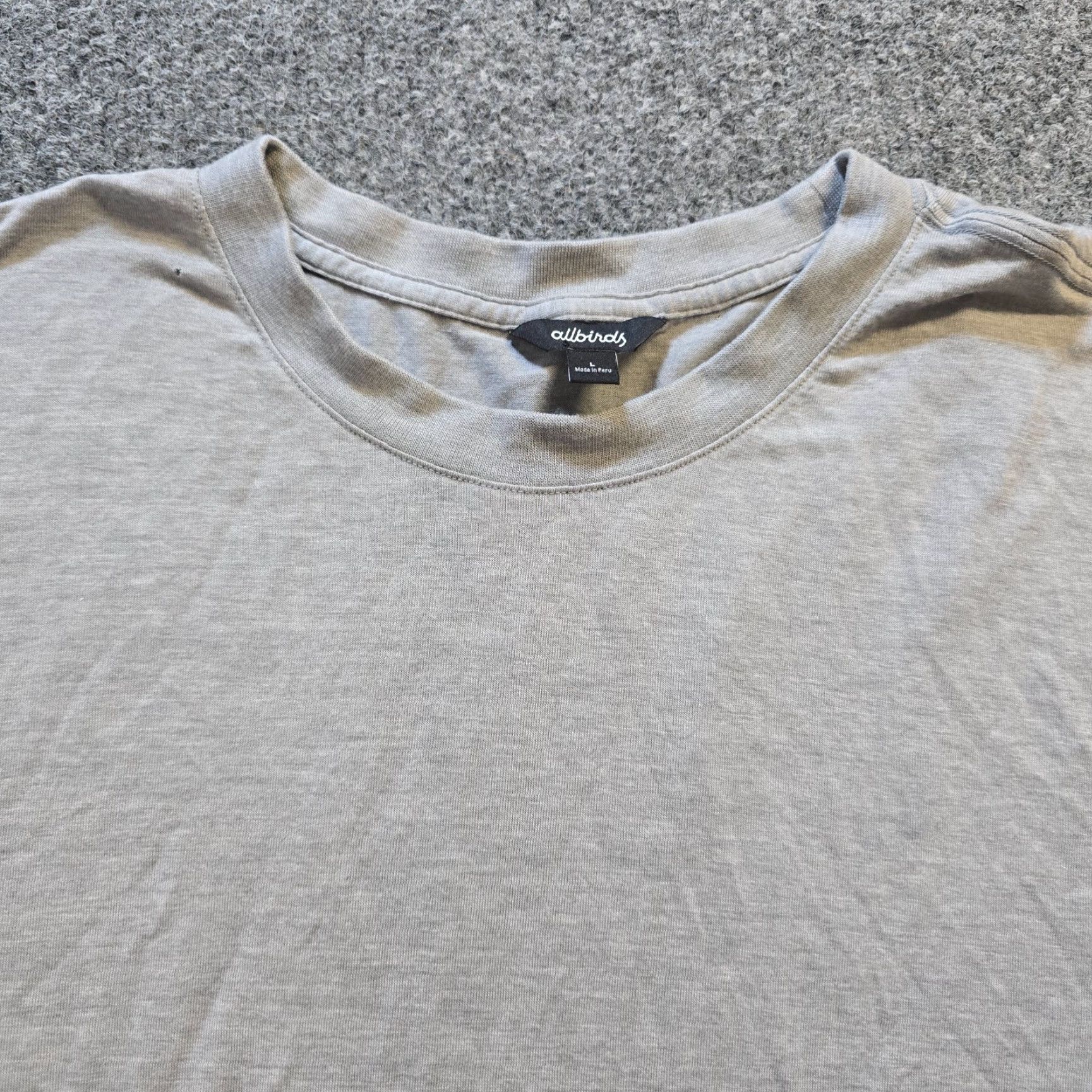 Allbirds All Birds Top Womens Size Large Gray Long Sleeve Crew Neck Casual T-Shirt Size L / US 10 / IT 46 - 2 Thumbnail