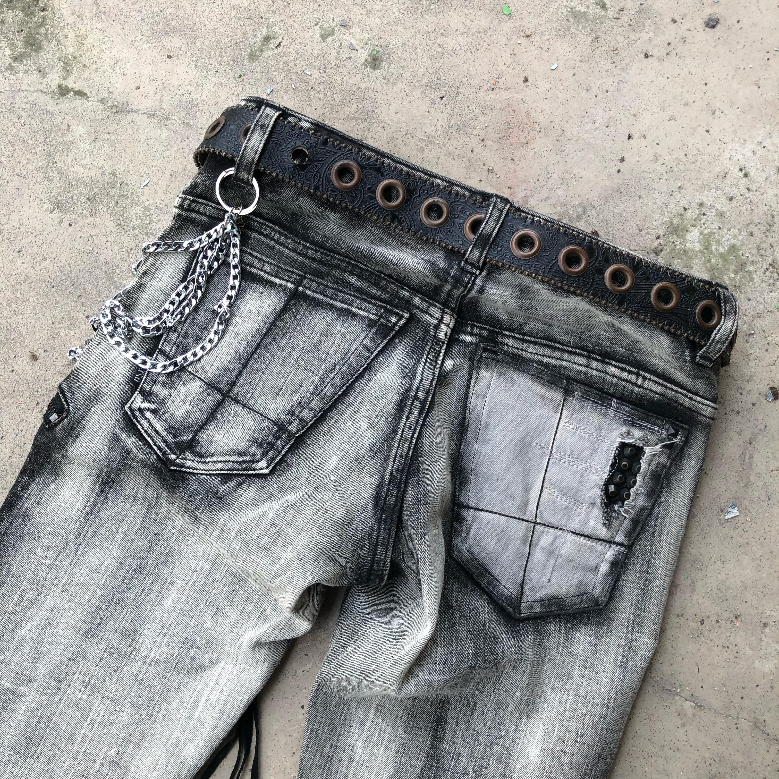 KMRii KMRII studed crushed Jeans Size US 30 / EU 46 - 6 Thumbnail