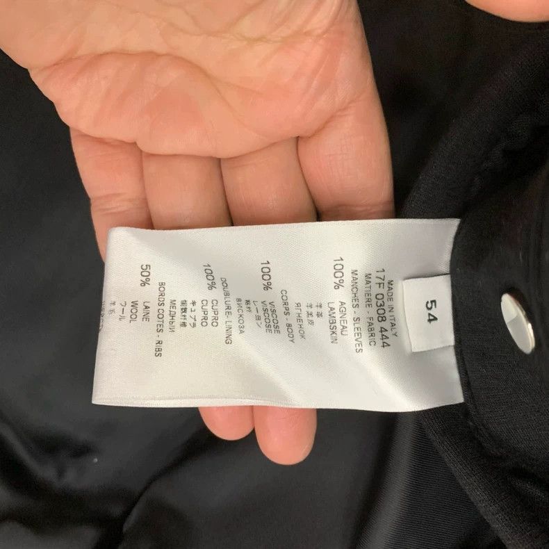 Givenchy Givenchy Size54 Black Five-Star Patch Leather Jacket, Size Size US M / EU 48-50 / 2 - 5 Thumbnail
