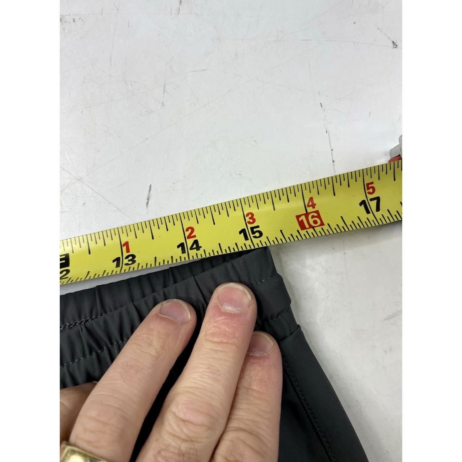 Vintage UNRL Jogger Pants Mens M Gray Nylon Spandex Athletic Tapered 90s Style Breathable Regular Fit Pants Size US 31 - 5 Thumbnail