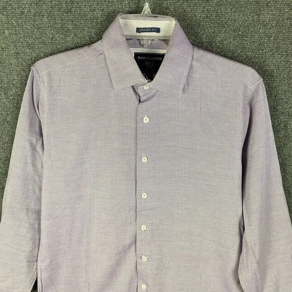 Report Collection Report Collection Button Up Shirt Men Small Modern 15 32/33 Size US S / EU 44-46 / 1 - 2 Thumbnail