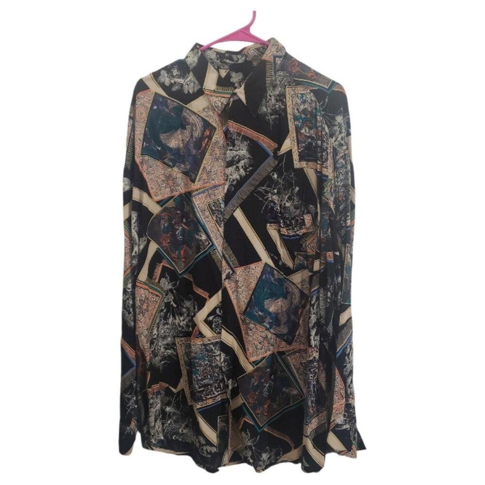 Designer CT1879 Gatucci Men's Vintage '90 Abstract Shirt XL Size US XL / EU 56 / 4 - 1 Thumbnail