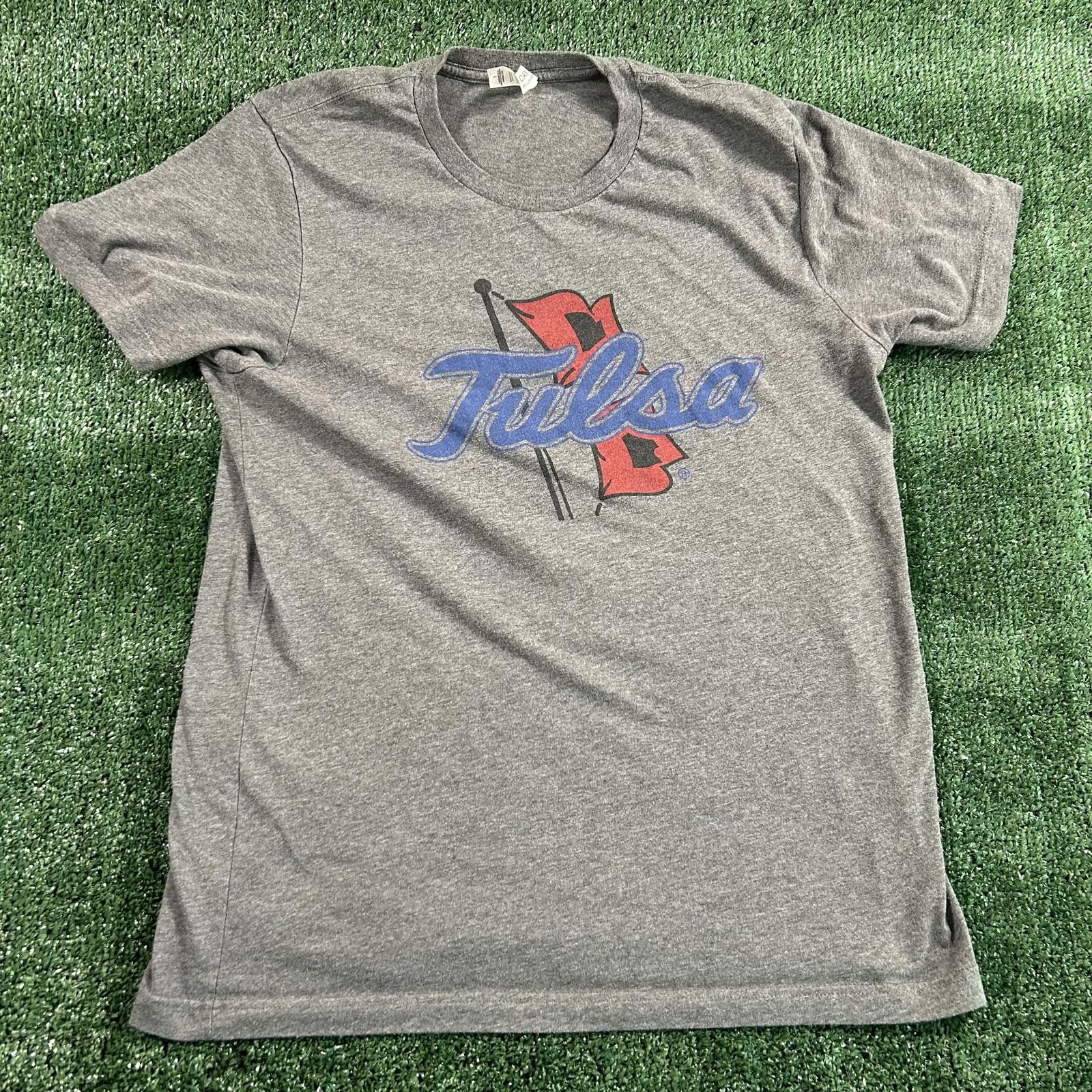 Other Gray university of Tulsa Graphic T-Shirt. L Size US L / EU 52-54 / 3 - 1 Thumbnail