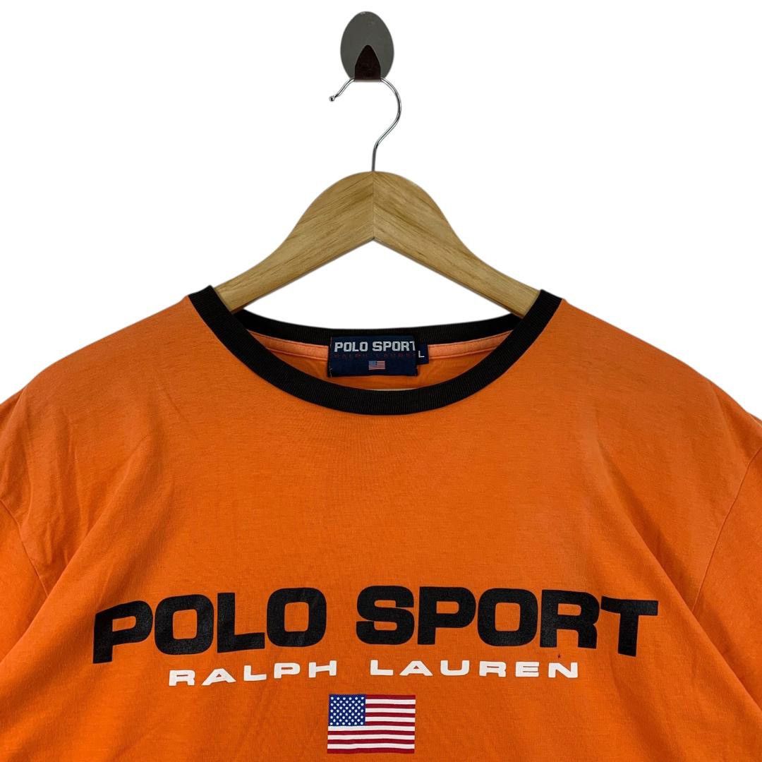 Polo Ralph Lauren × Vintage Vintage POLO SPORT by POLO RALPH LAUREN spellout tees Size US L / EU 52-54 / 3 - 2 Thumbnail