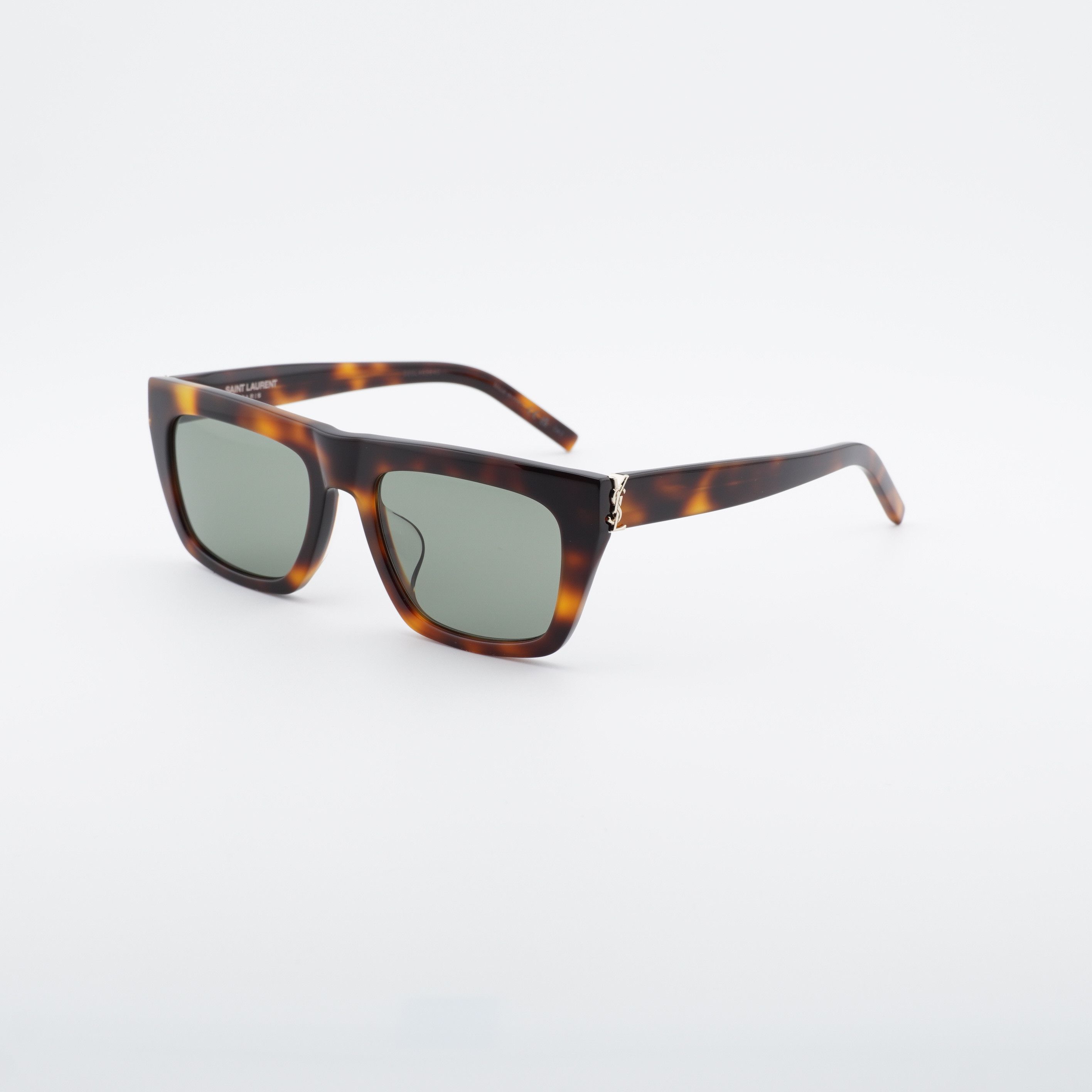 Saint Laurent Paris Saint Laurent SL M131/F 003 Sunglasses Havana Square Frame Size ONE SIZE - 7 Thumbnail
