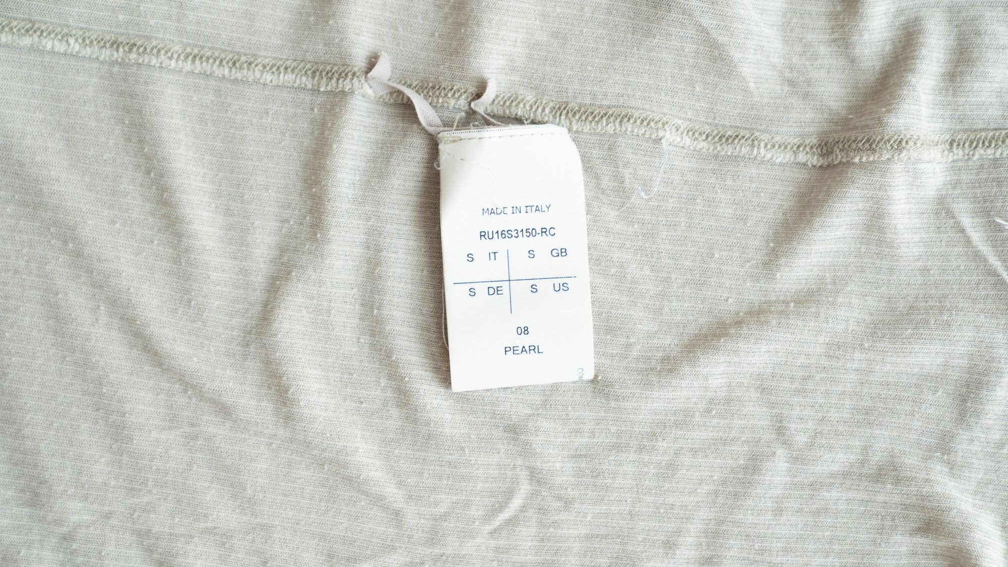 Rick Owens Rick Owens 16SS CYCLOPS BASIC RIB TANK Pearl size:S Size US S / EU 44-46 / 1 - 11 Thumbnail