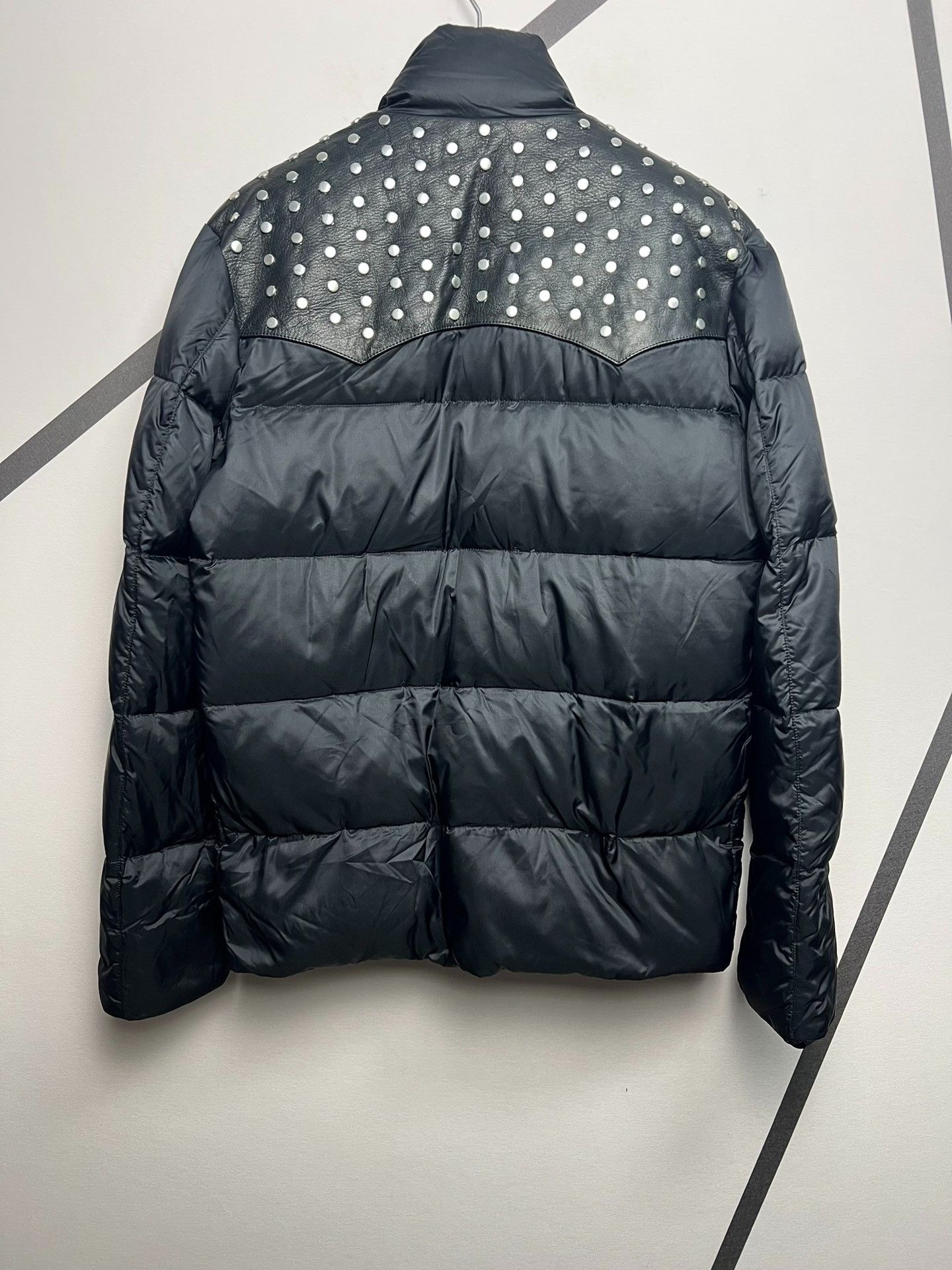 Saint Laurent Paris Saint laurent Lamb skin studded goose down down jacket 2501 Size US M / EU 48-50 / 2 - 2 Thumbnail