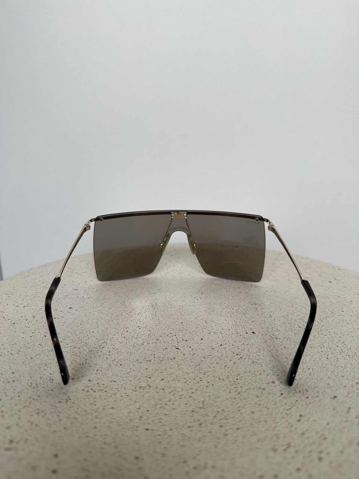 Gucci Gucci GG1086S 002 unisex shield sunglasses Size ONE SIZE - 6 Thumbnail