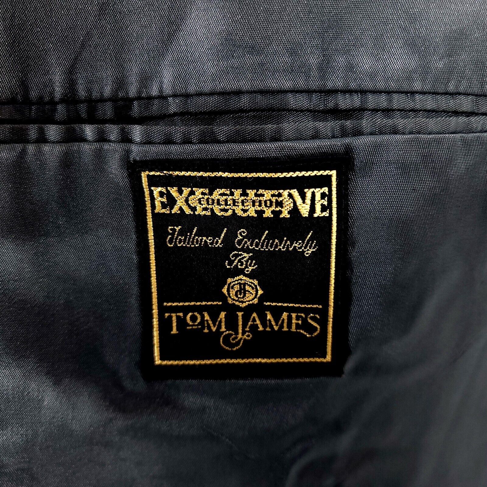 Tom James Tom James Executive Wool 2 Button Blazer 42R Or Slim 44R Gra Size 42R - 8 Thumbnail
