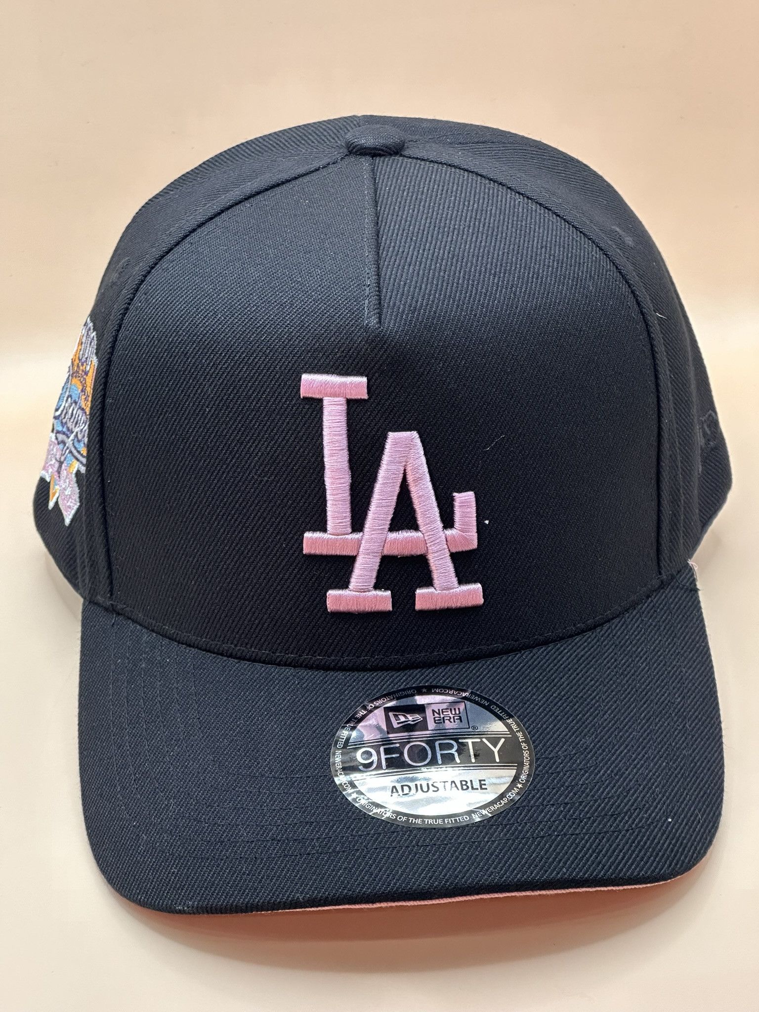 New Era New Era LA Dodgers 100th Anniversary Pink Logo Cap Size ONE SIZE - 2 Thumbnail