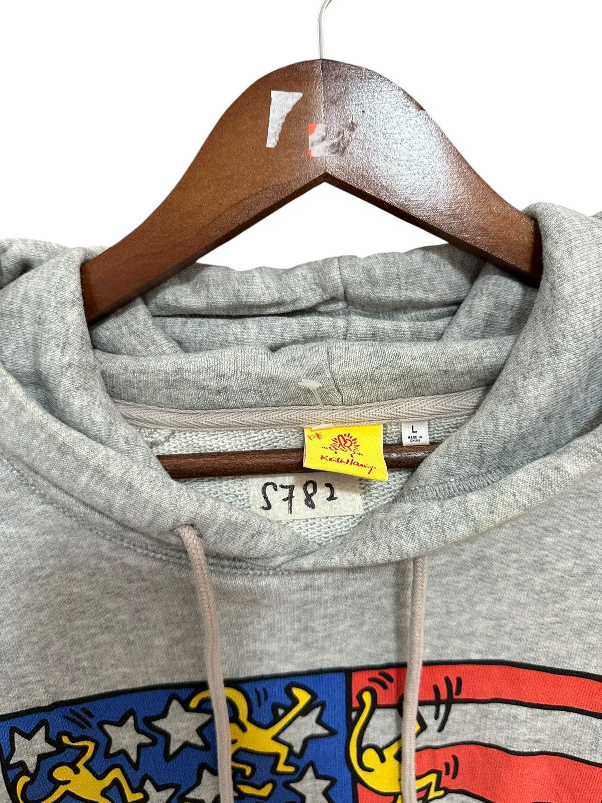 Uniqlo Uniqlo Keith Haring American Flag Hoodie Size US L / EU 52-54 / 3 - 4 Thumbnail
