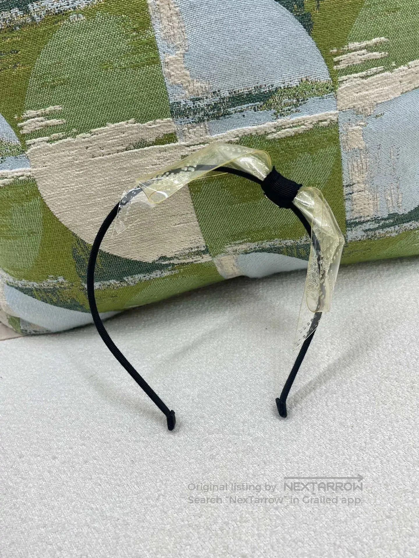 Chanel Chanel Transparent Bow Headband. Size ONE SIZE - 1 Thumbnail