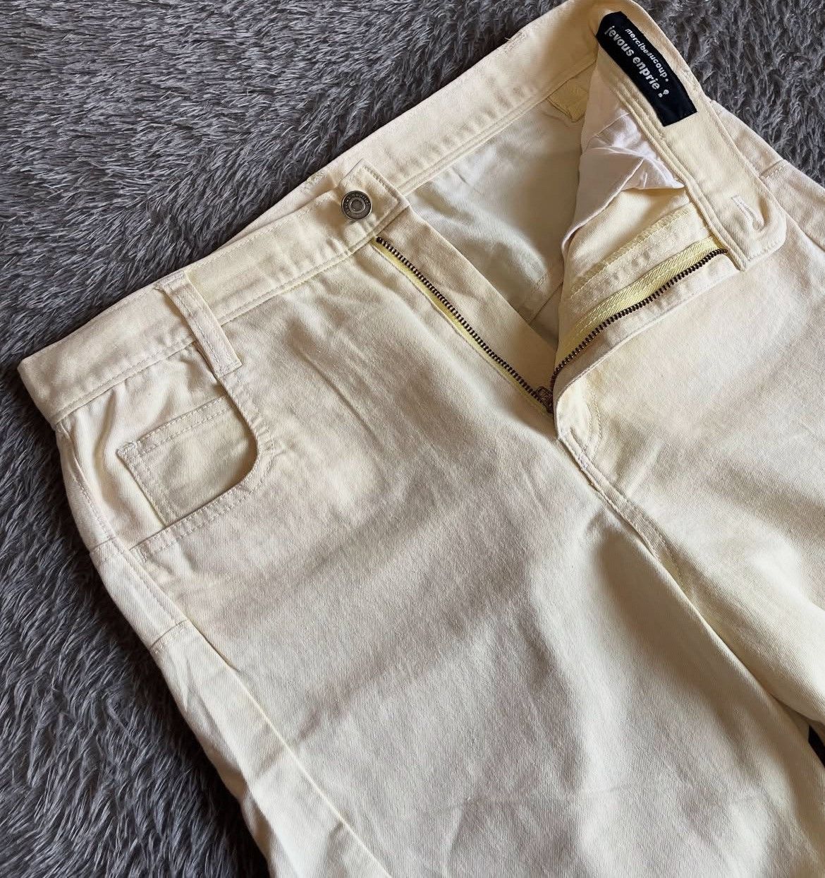 Issey Miyake 2000s Jevous Enprie Mercibeaucoup Asymmetric Jeans Size US 30 / EU 46 - 4 Thumbnail