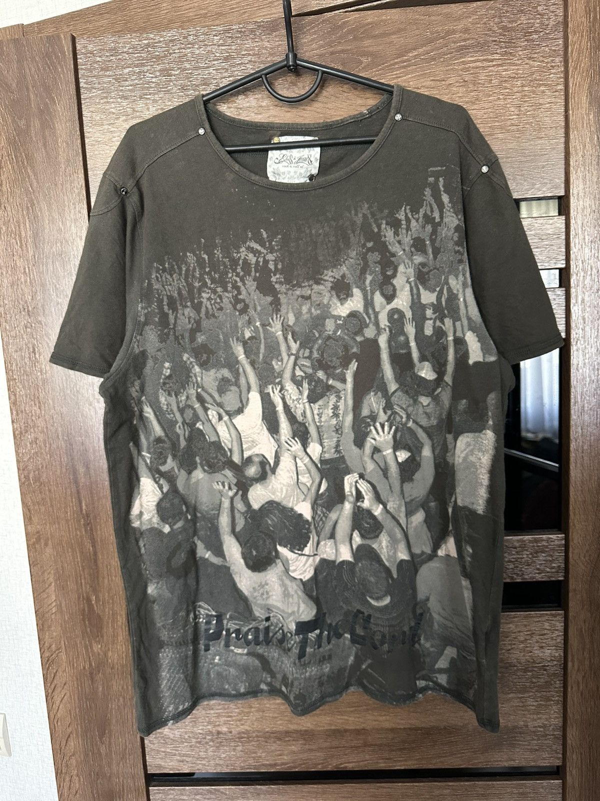 Vintage Elvis Jesus Vintage Rock N Roll Y2K T-Shirt Tee 90s Size US XL / EU 56 / 4 - 3 Thumbnail