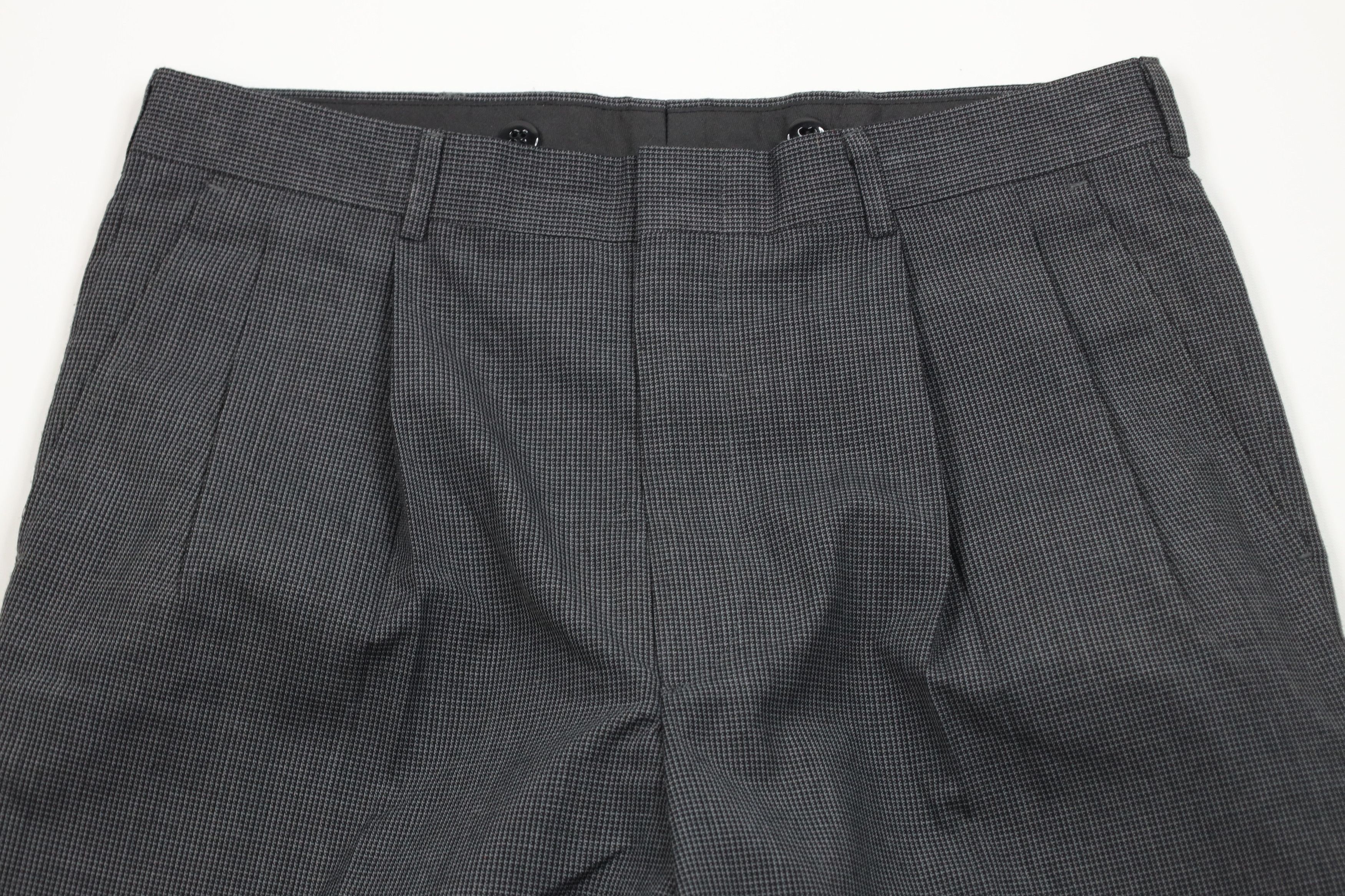 Vintage Vintage 90s Streetwear Wide Leg Chino Pants Houndstooth Size US 34 / EU 50 - 2 Thumbnail