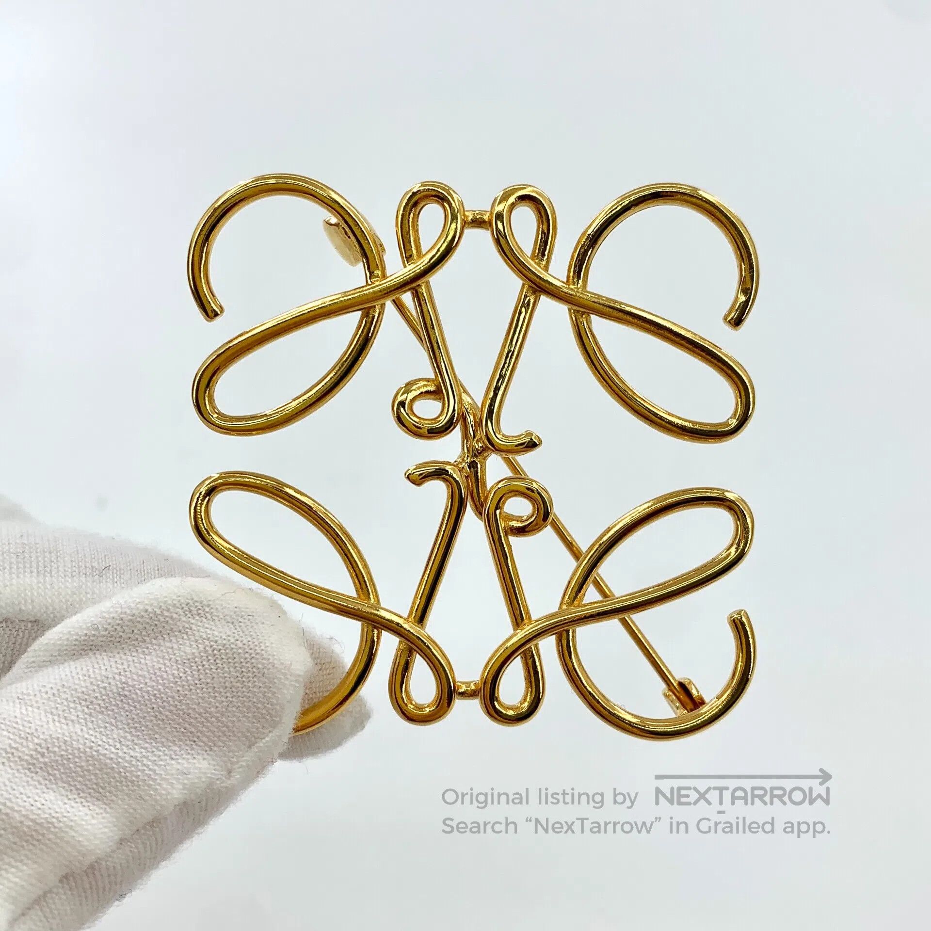 Loewe Loewe Gold Logo Pin| Size ONE SIZE - 3 Thumbnail