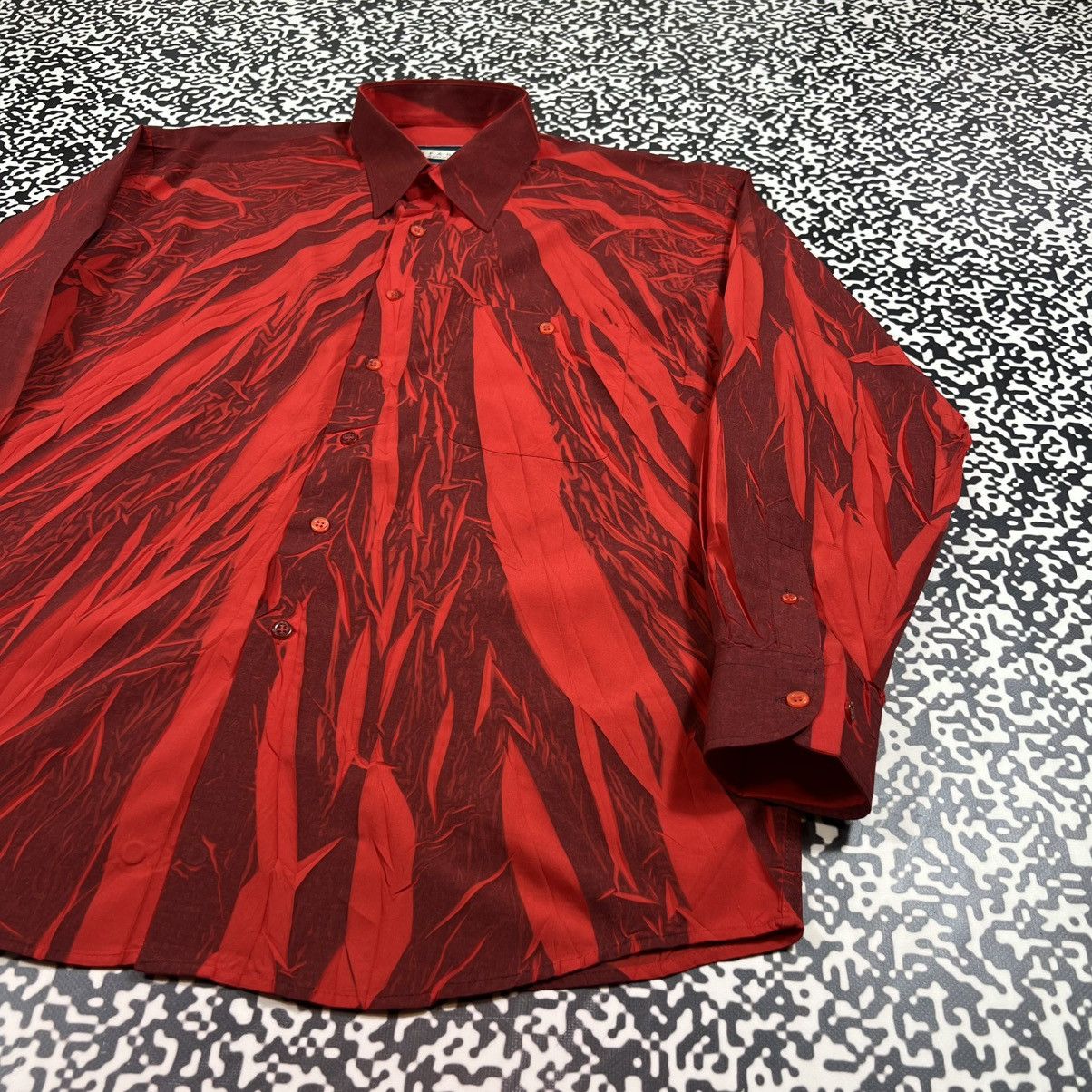 Japanese Brand Vintage Y2K Japanese Abstract Issey Miyake Style Retro Shirt Size US L / EU 52-54 / 3 - 9 Thumbnail