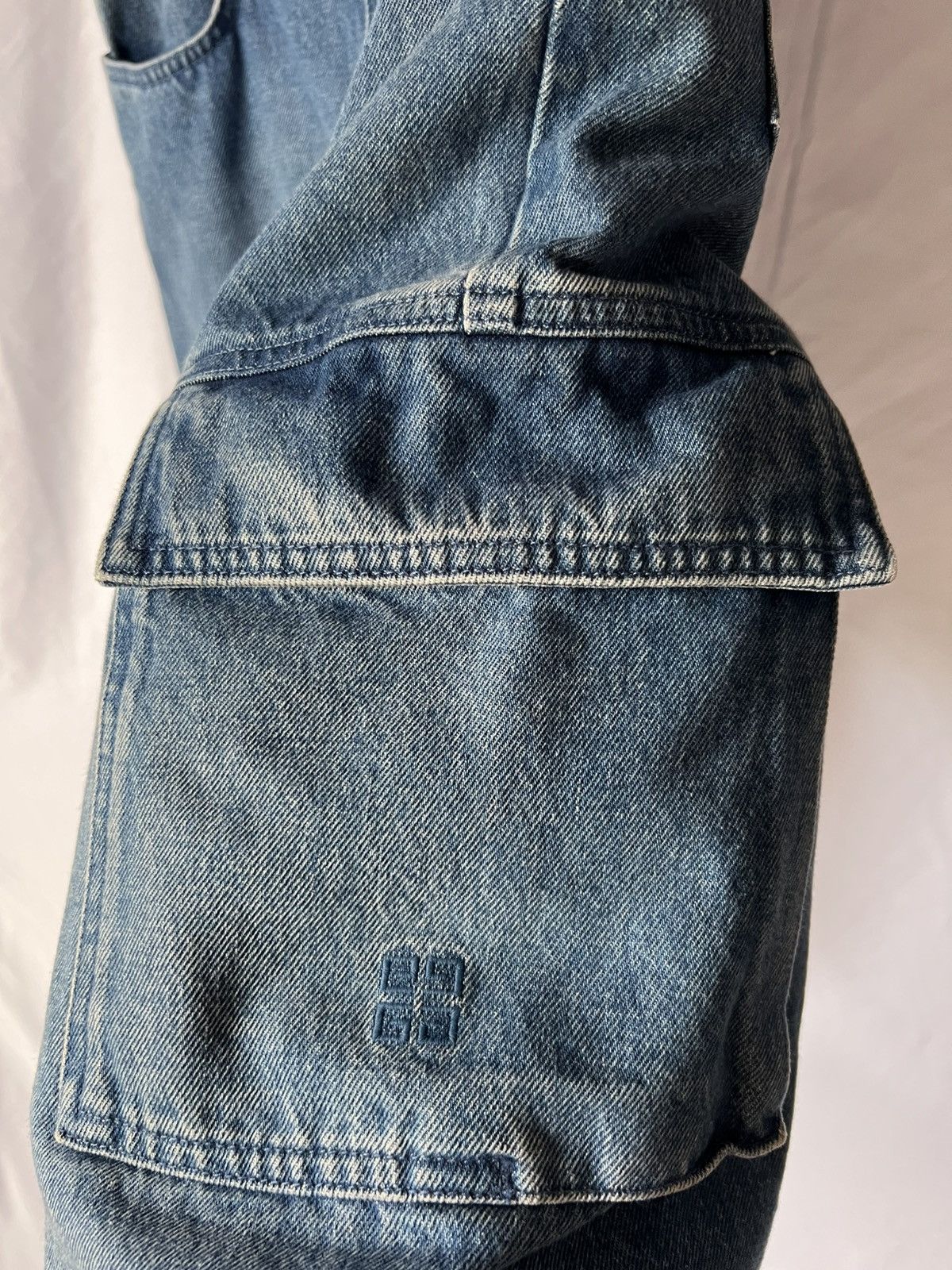 Givenchy Givenchy Denim Cargo Shorts Size US 30 / EU 46 - 9 Thumbnail