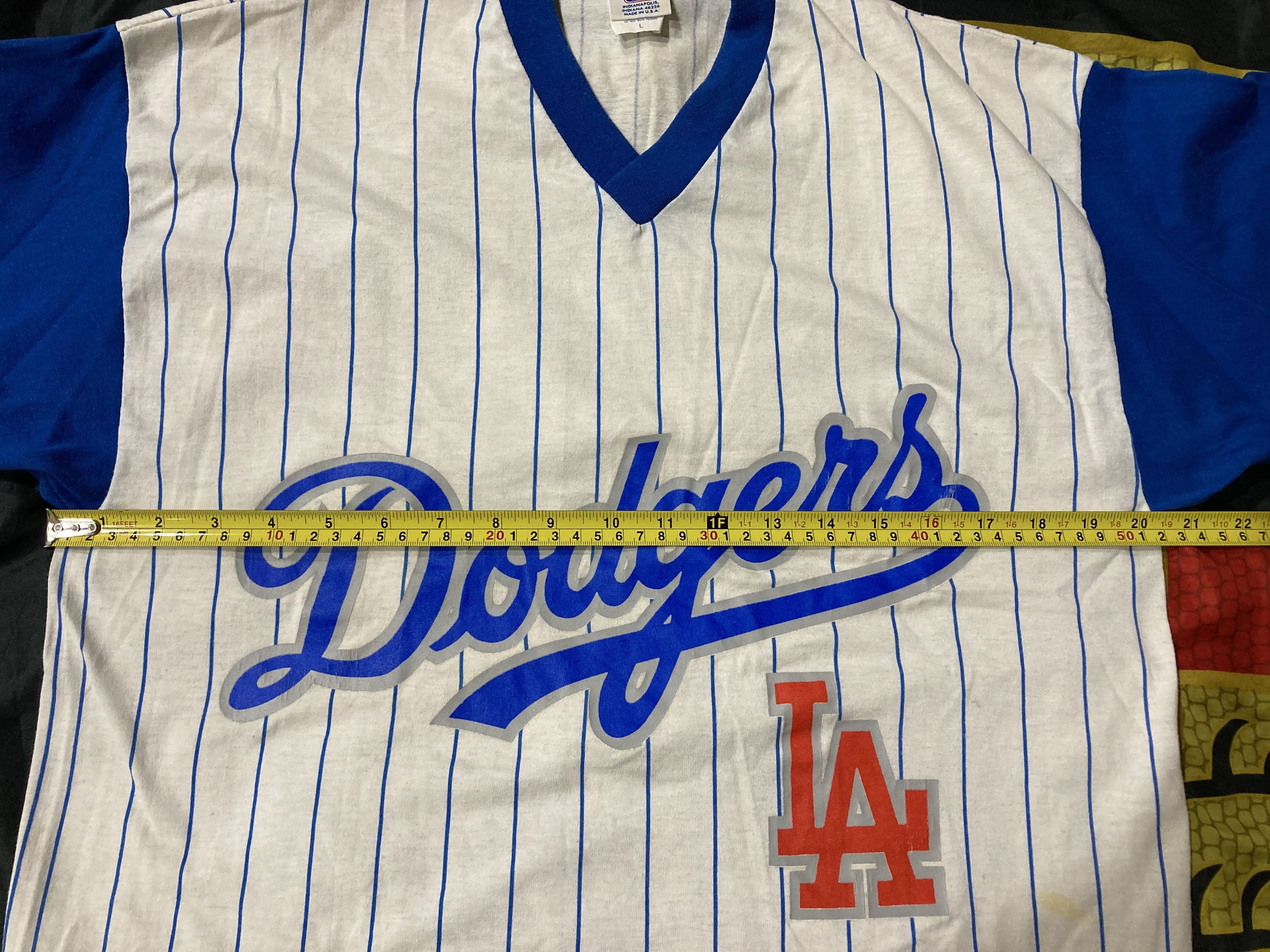 Logo 7 VINTAGE MLB LOS ANGELES DODGERS 80-90s T SHIRT Size US M / EU 48-50 / 2 - 10 Thumbnail