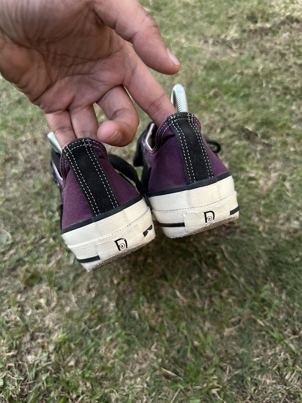 Needles Needles By Nepenthes Asymmetric Ghillie Low Top Sneakers Size US 8 / EU 41 - 6 Thumbnail