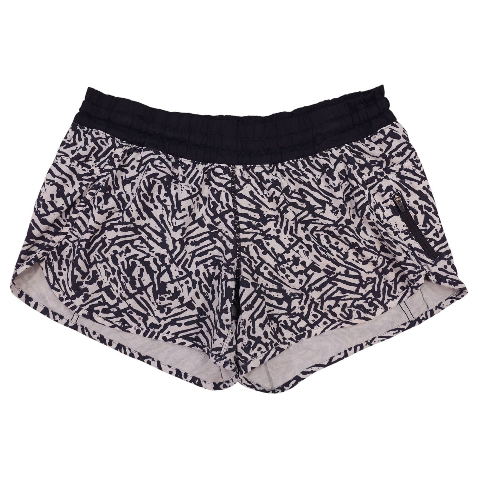 Lululemon Lululemon Tracker Short III *4-way Stretch White Black Sz 8 Size 30" / US 8 / IT 44 - 1 Thumbnail