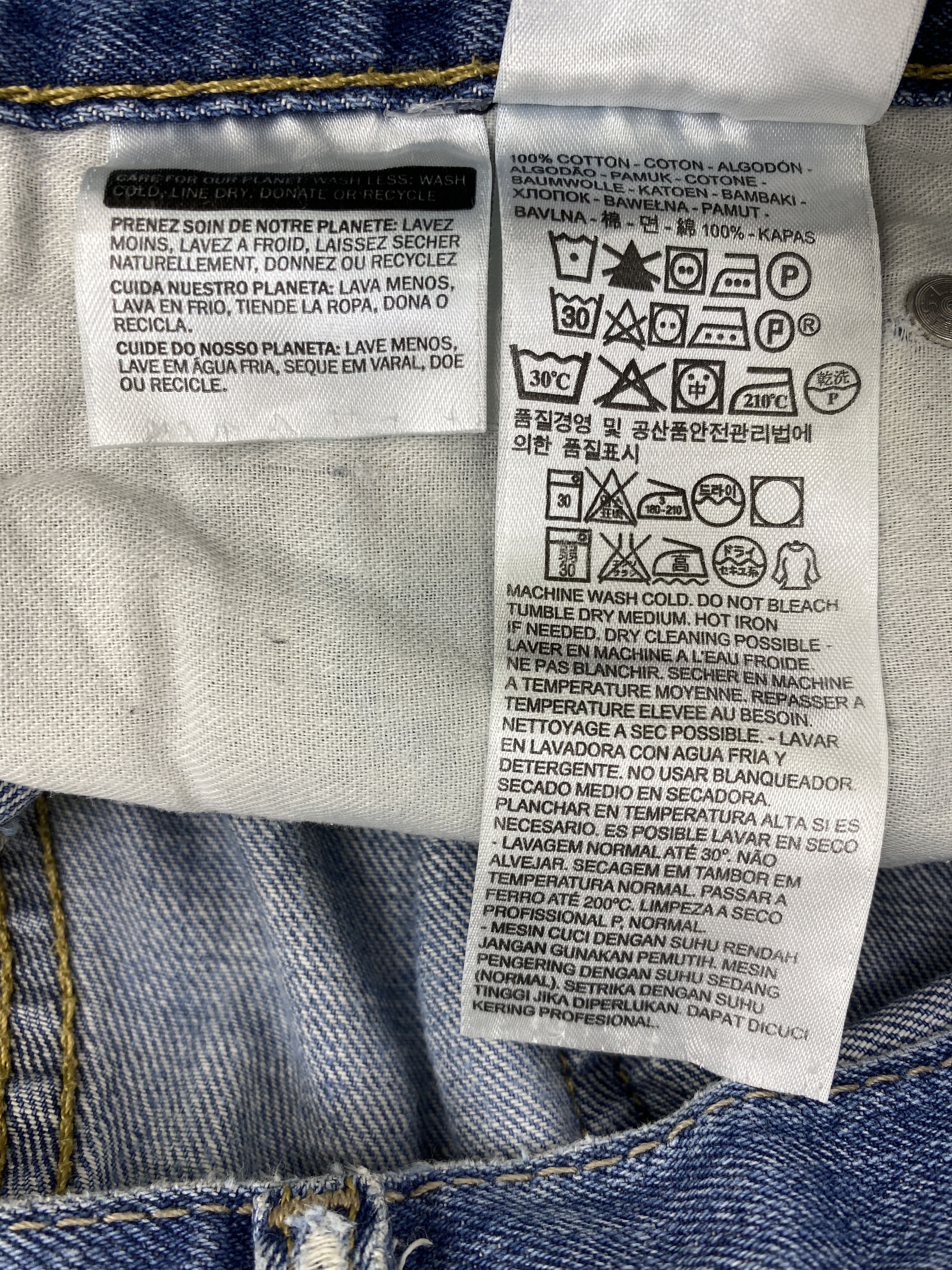 Levi's × Vintage Faded Blue Vintage Levis 514 Jeans Size US 34 / EU 50 - 10 Thumbnail