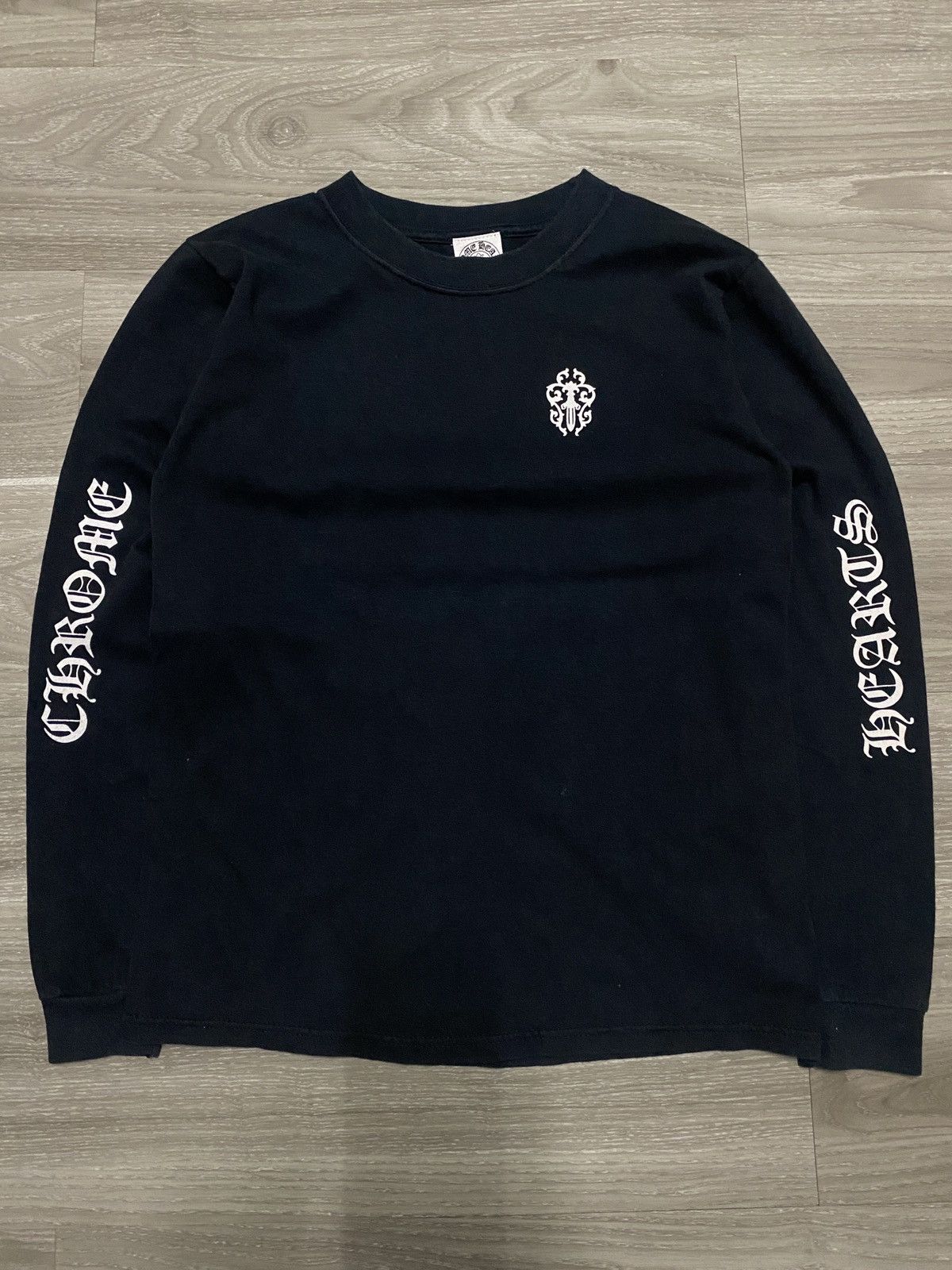 Chrome Hearts 90’s VINTAGE - SCROLL SCRIPT DAGGER CHROME HEARTS LS Size L / US 10 / IT 46 - 6 Thumbnail